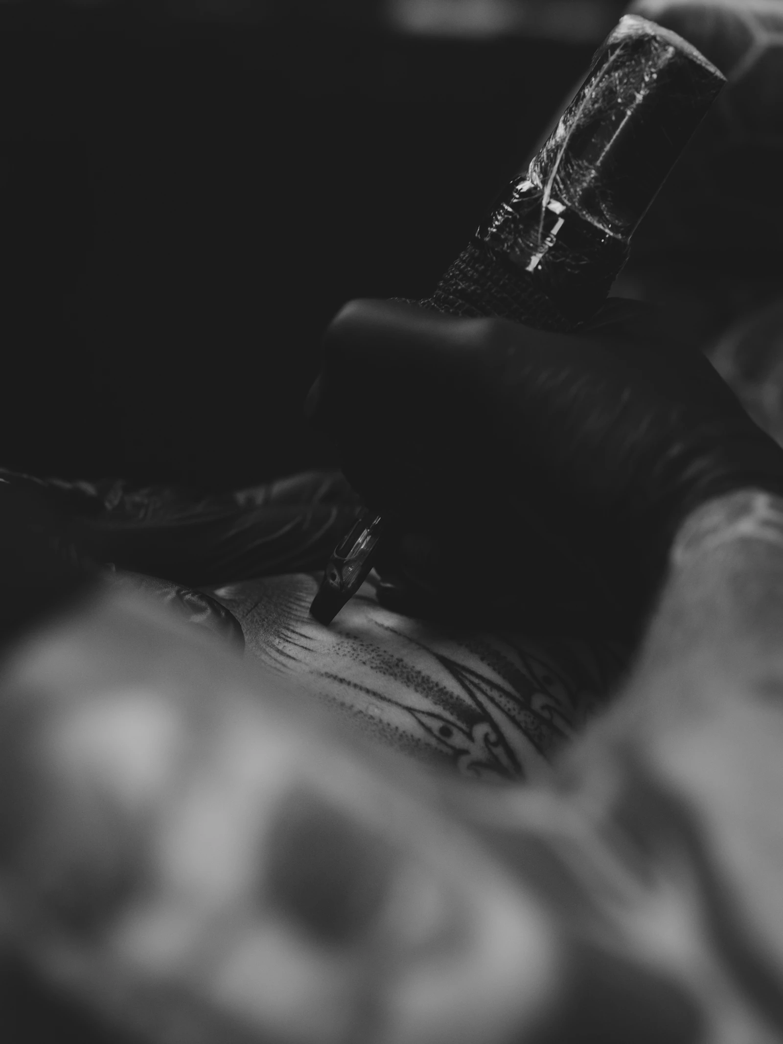 Mahi Toor detailing a forearm piece