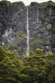 Tall waterfall similar to Fall Creek Falls, one of the tallest waterfalls in the eastern US