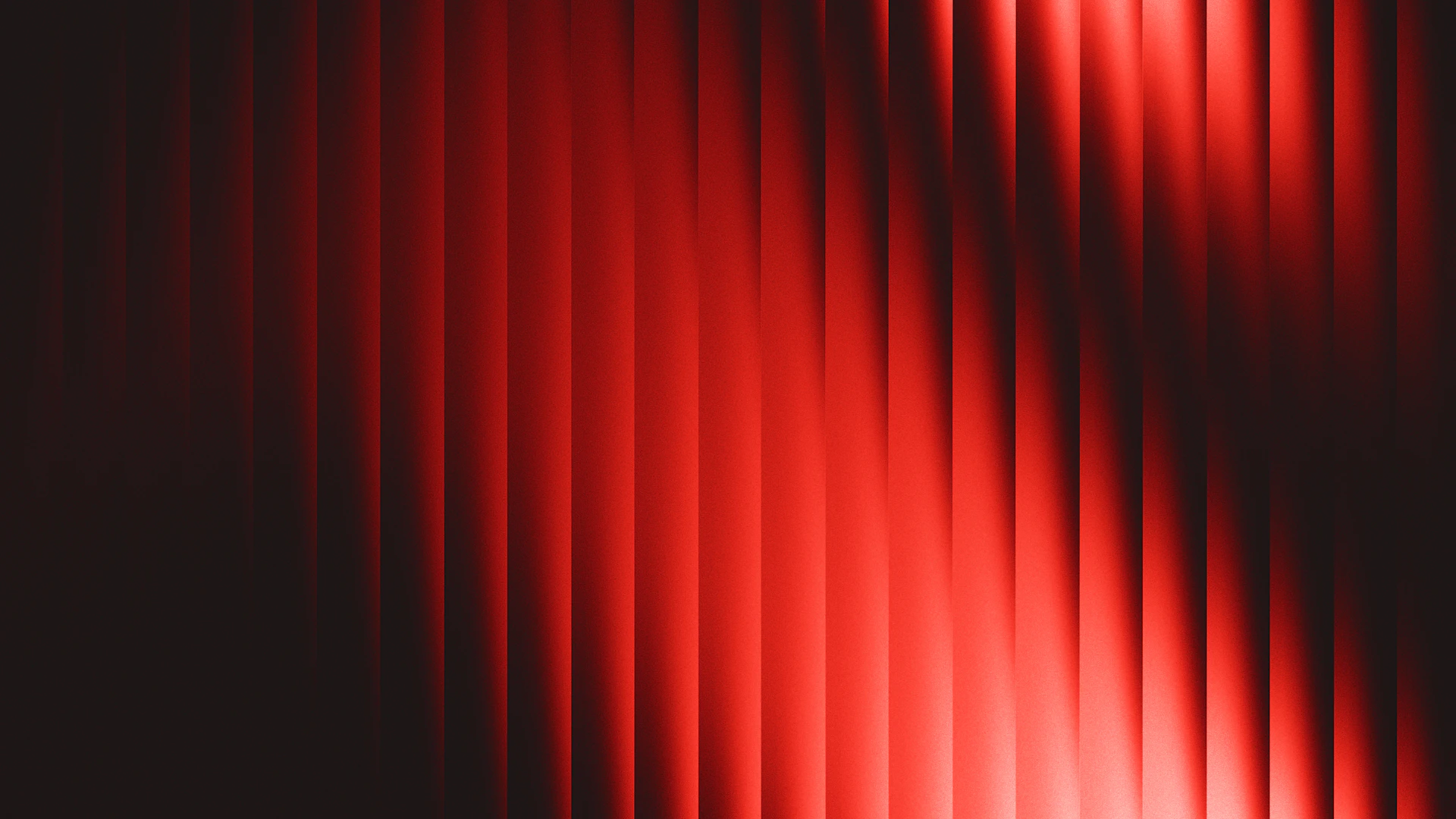 Abstract red vertical lines with light and shadow