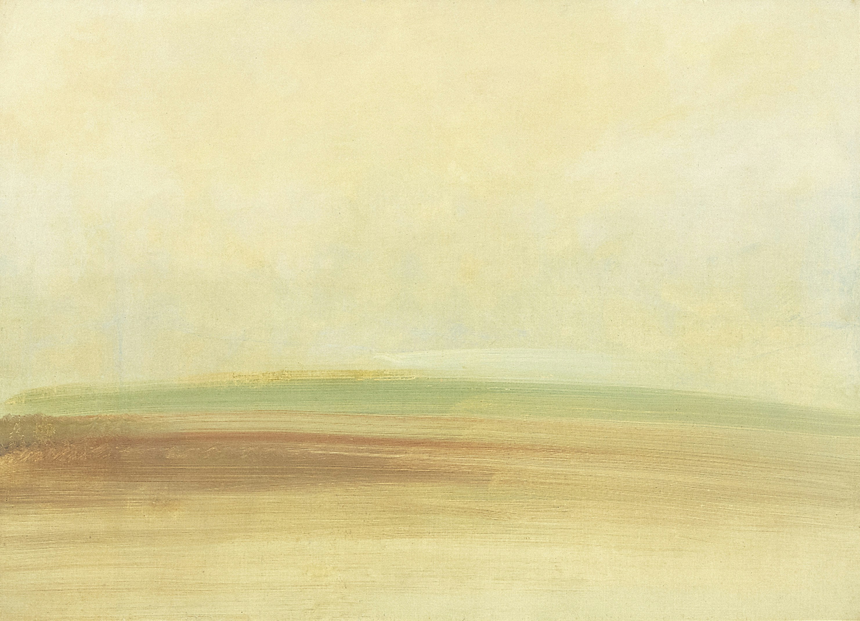muted yellow abstract landscape representing emotional depth and resilience - How achievers overcome hidden depression