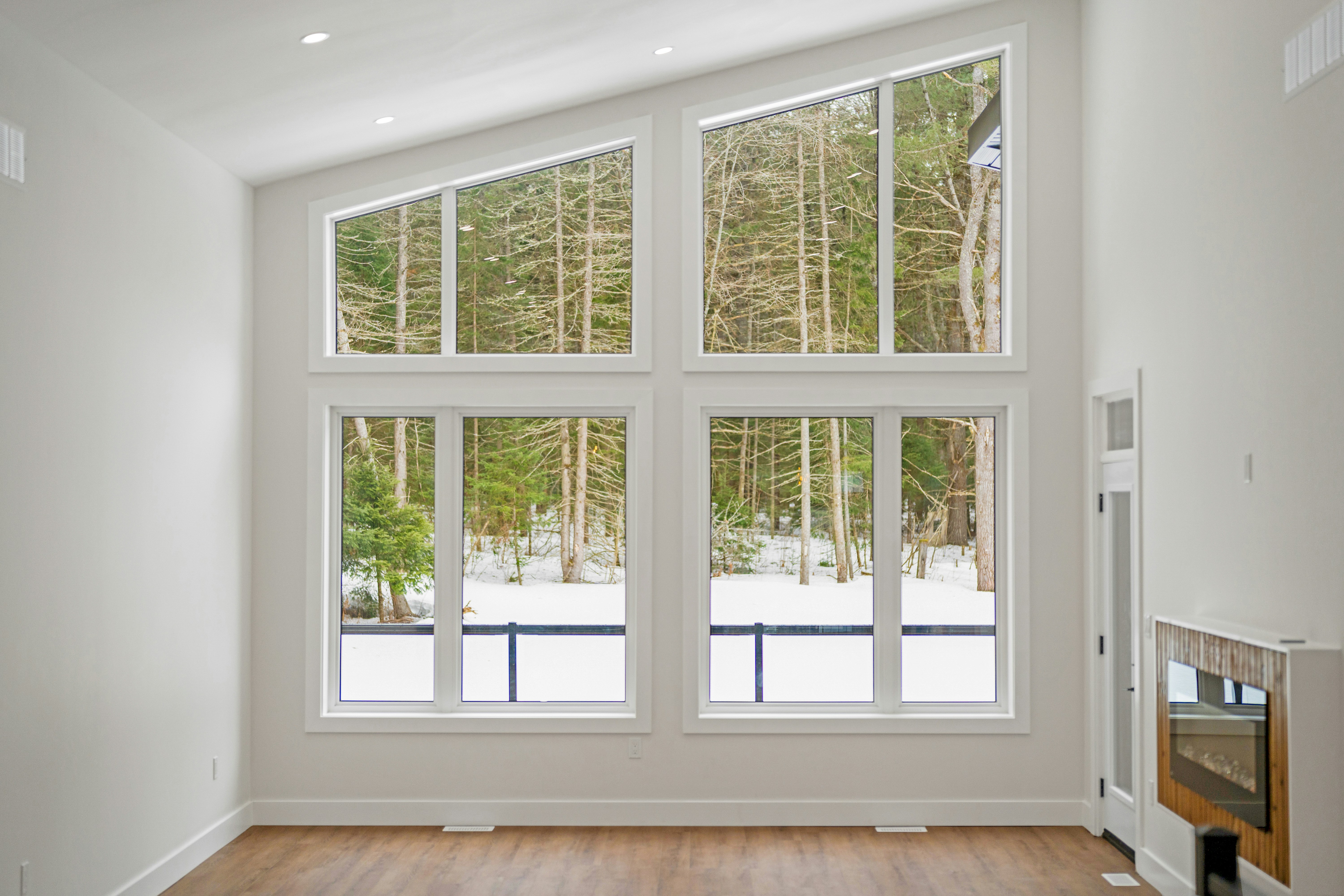 Double-hung windows