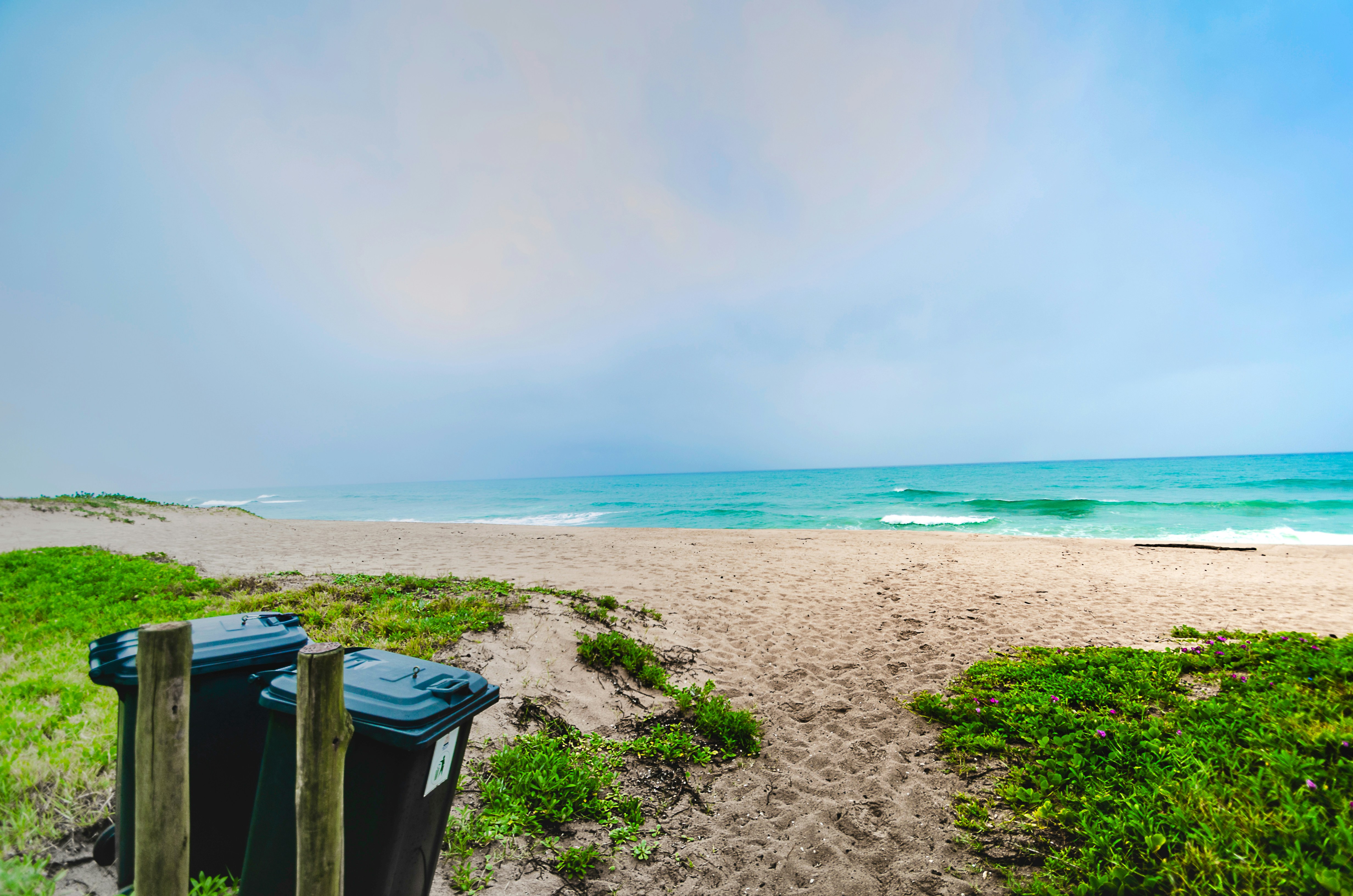 The Cloudy Sky over the Durban Beach Sunrise