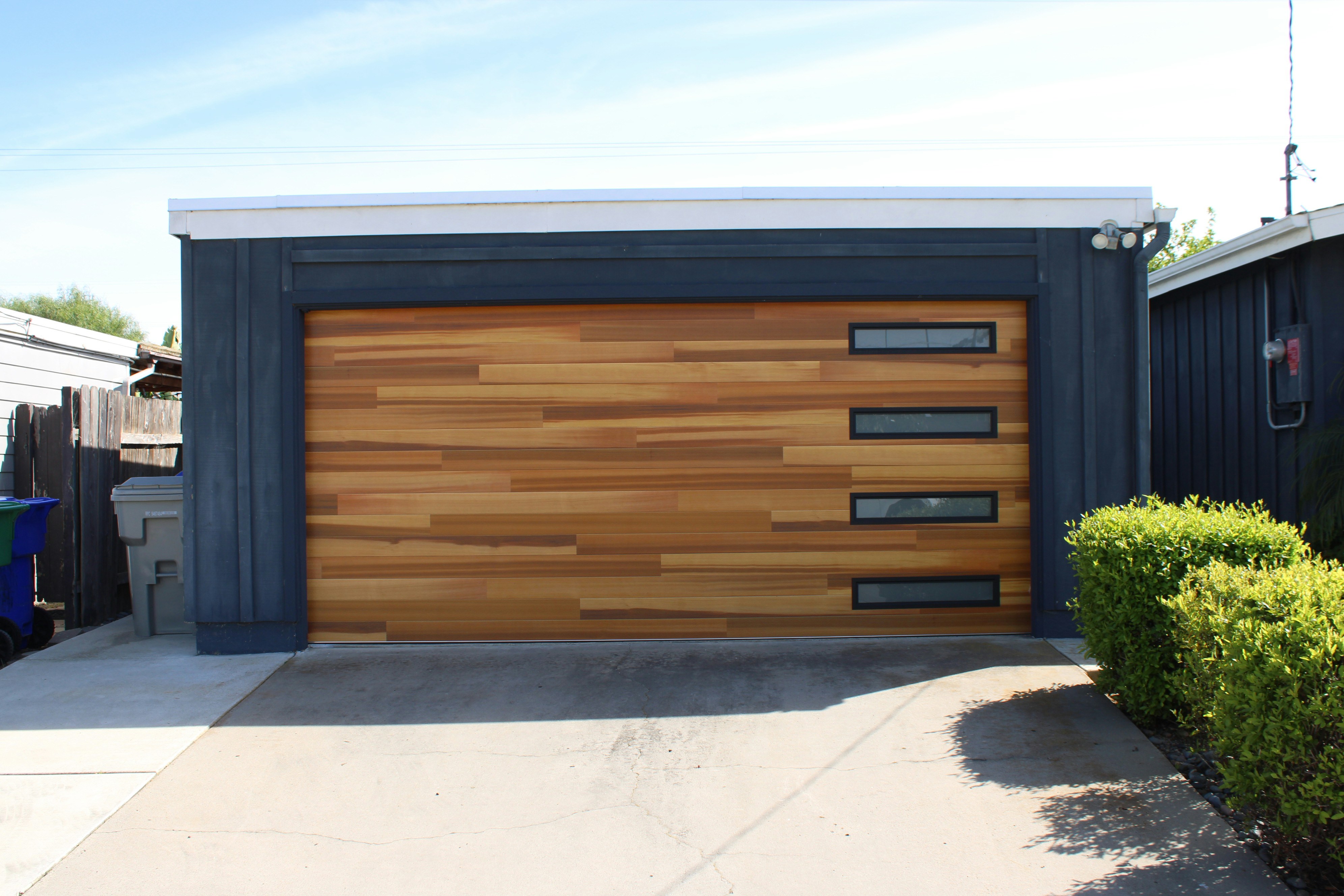 modern garage door