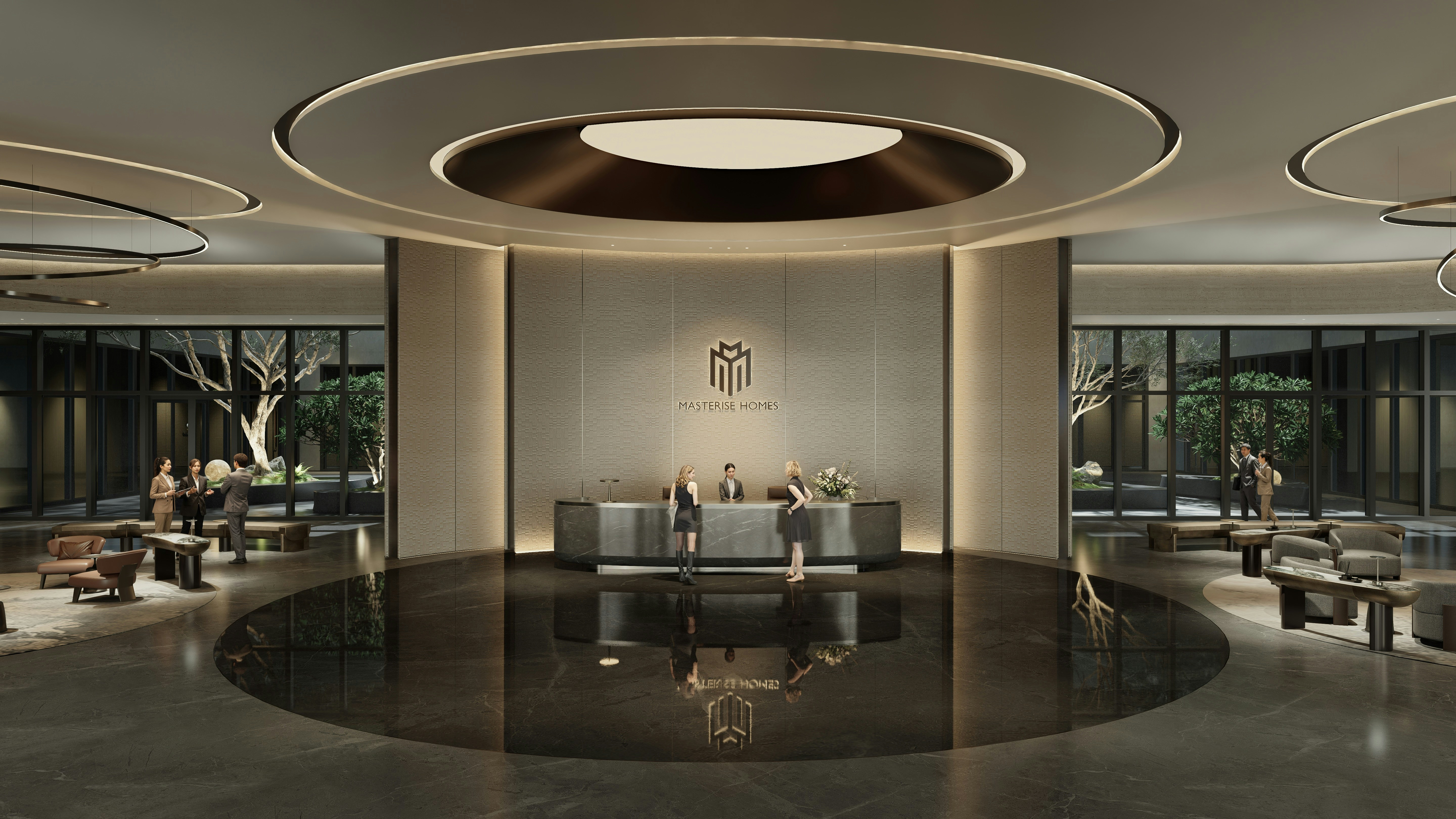 New modern office lounge and reception seating Tampa Bay