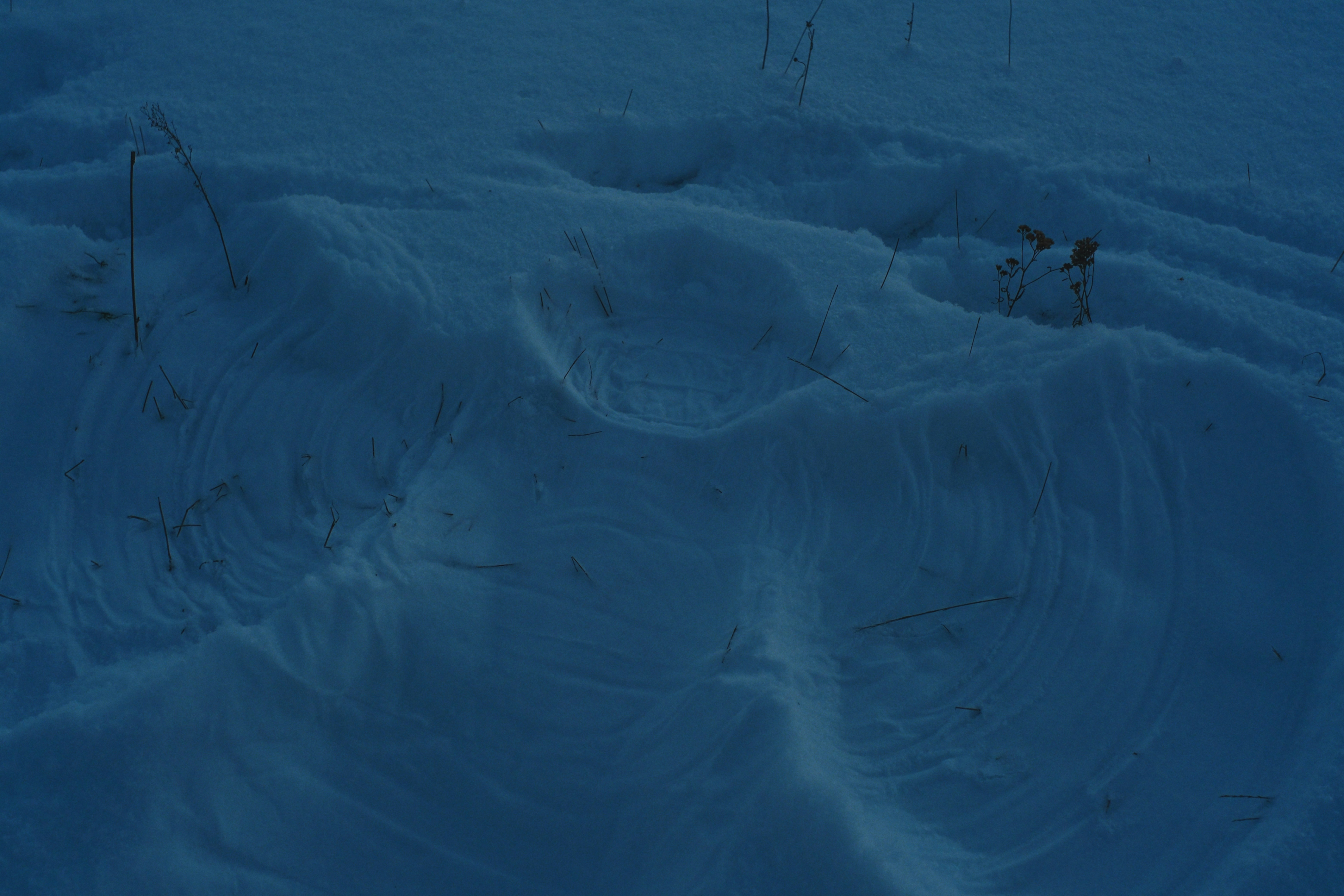 Abstract texture of wind-swept snow