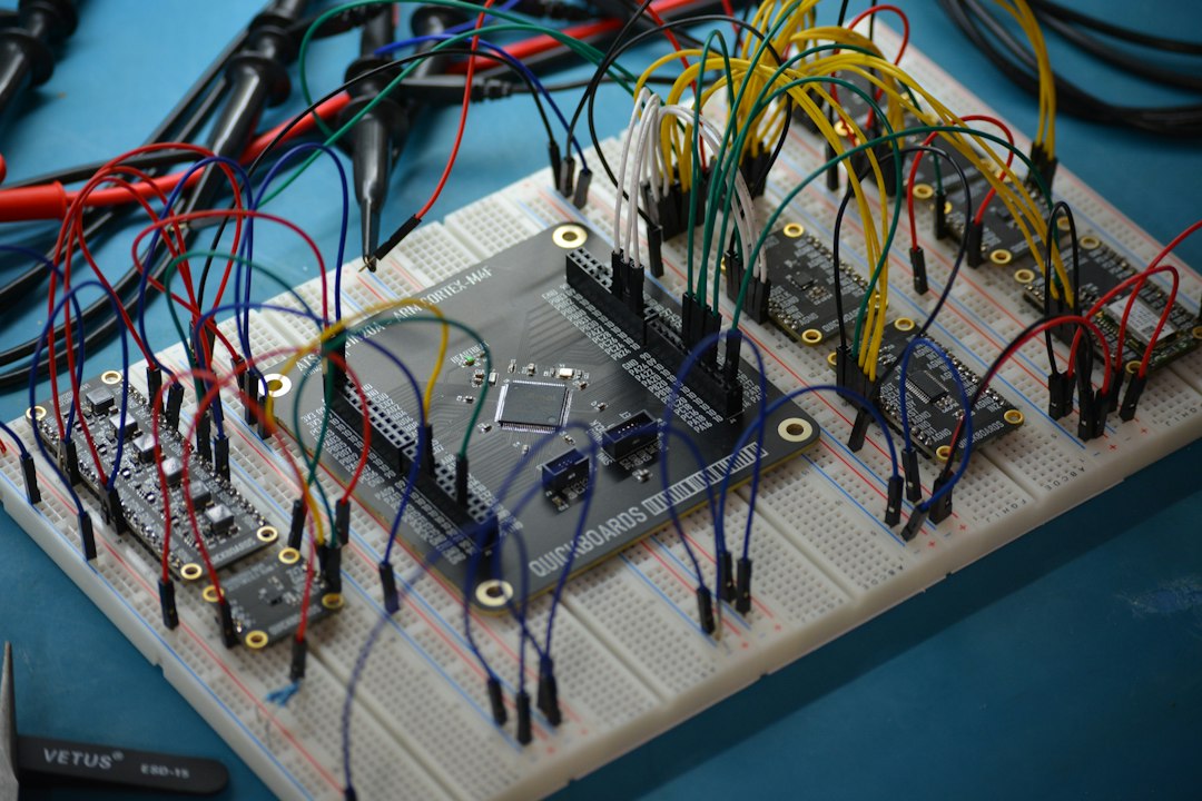 development board closeup