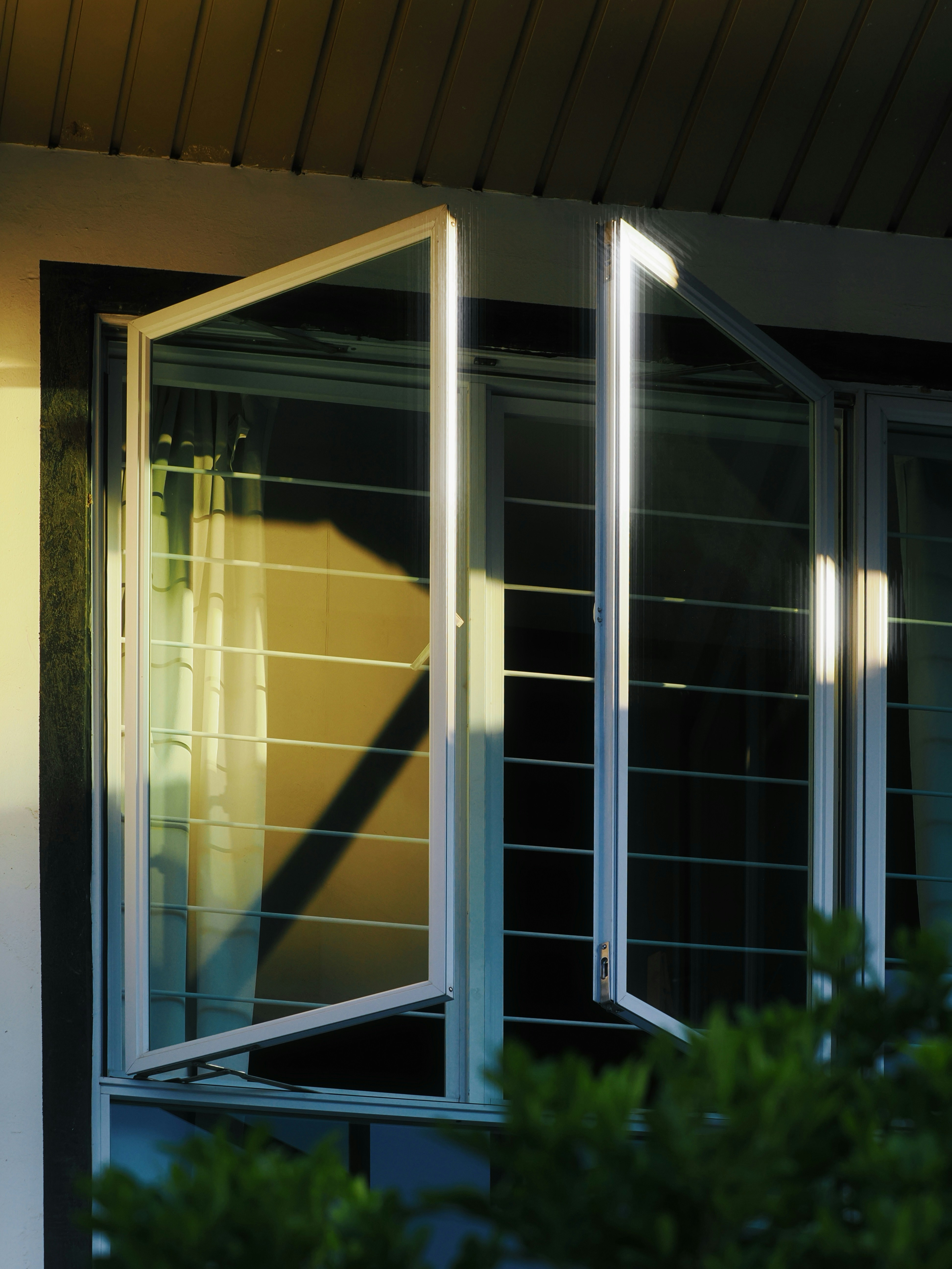 Open window with sunlight casting shadows photo – Free Architecture ...