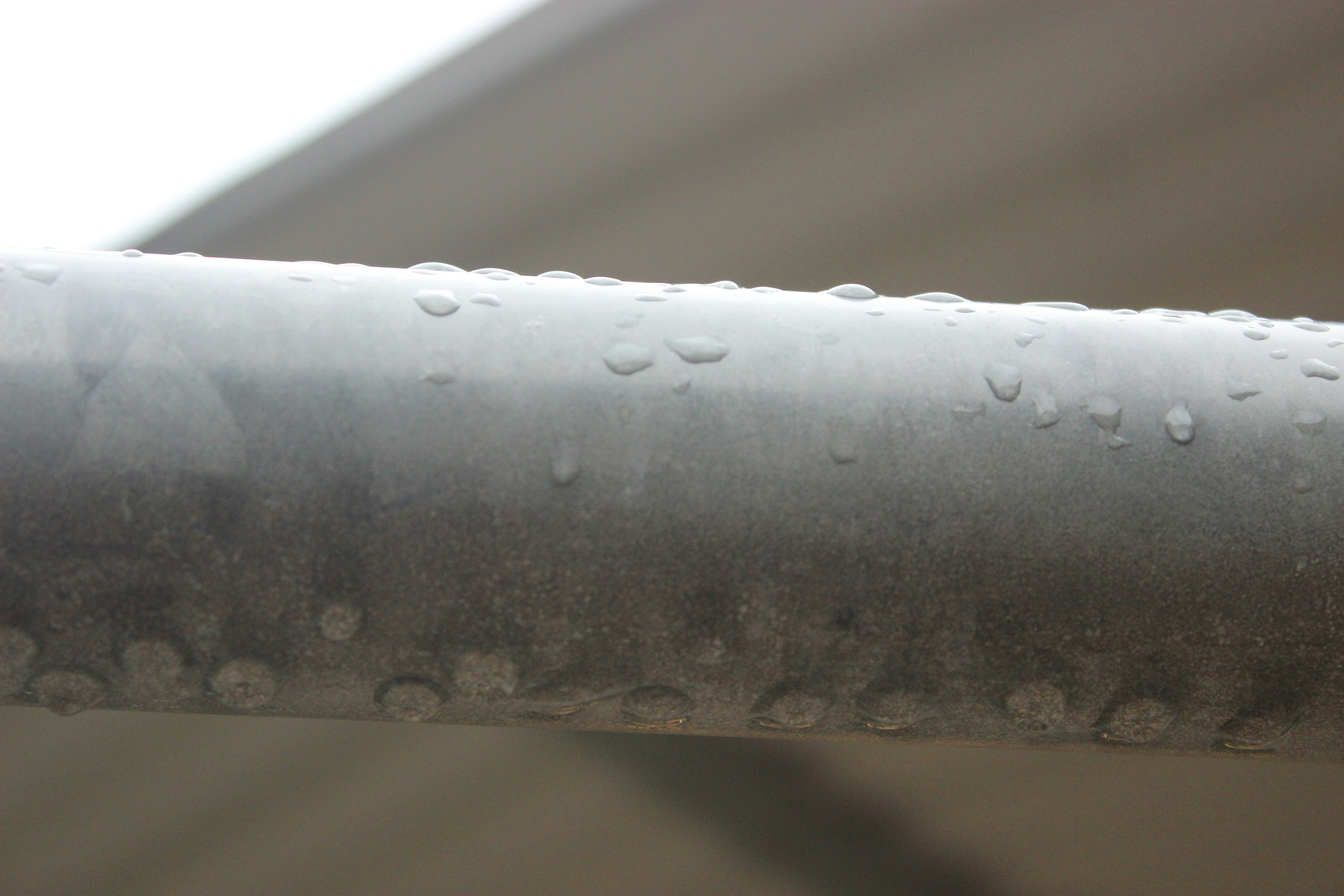 condensation on uninsulated metal air ducts in a crawlspace