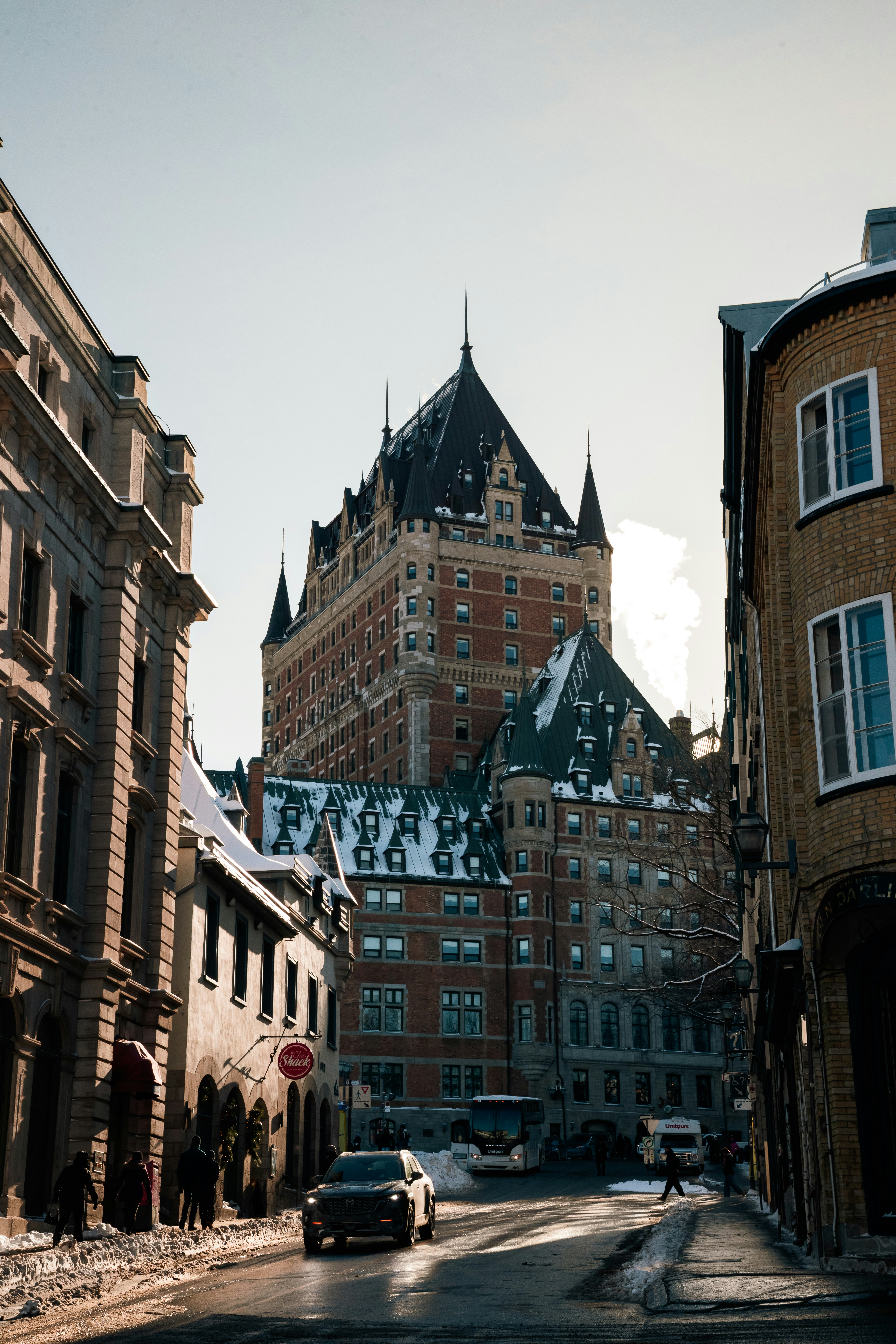 Hotel Fairmont le château frontenac en la ciudad de Quebec