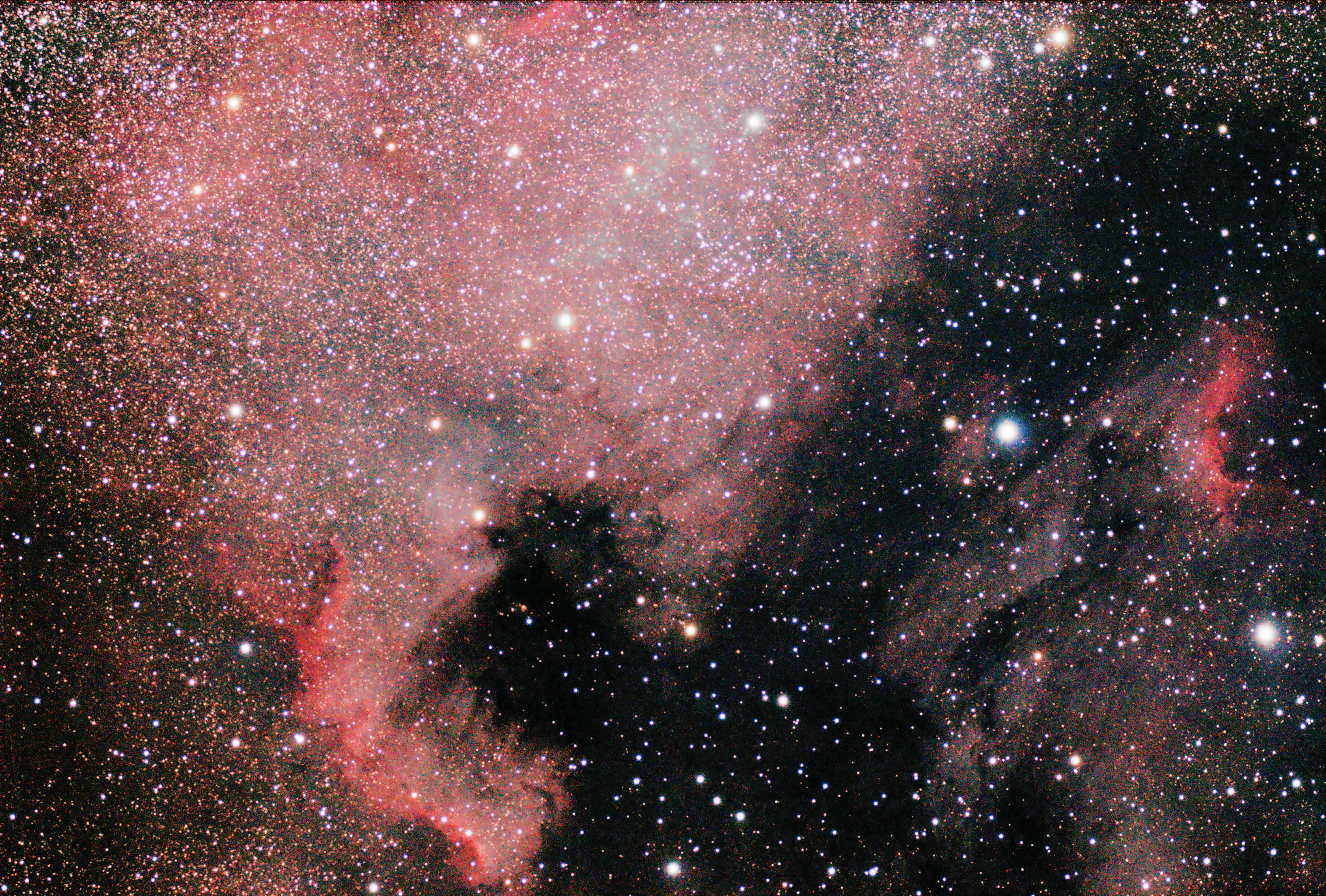 Una nebulosa vibrante con estrellas en el espacio profundo