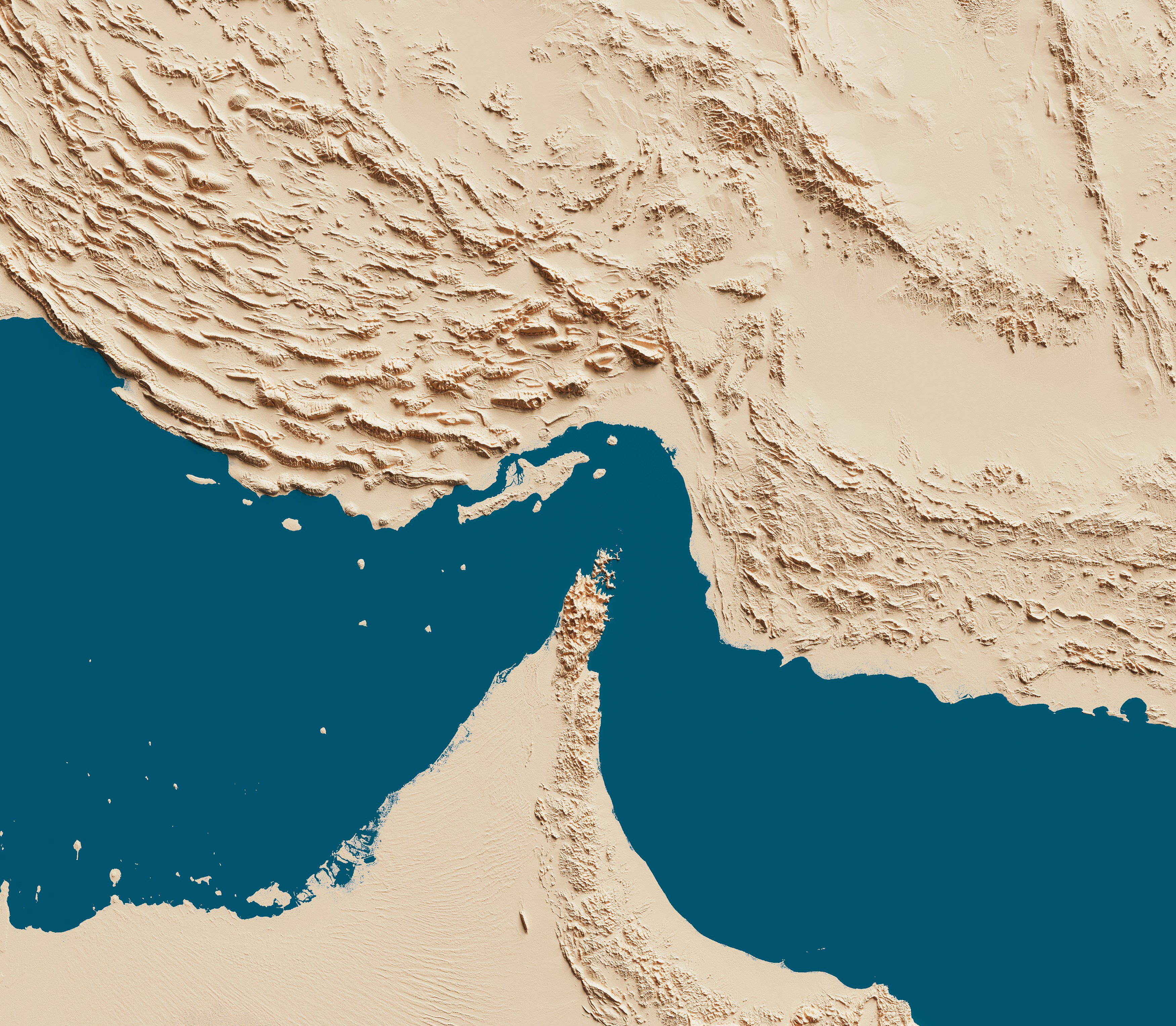 Strait of hormuz between iran and oman
