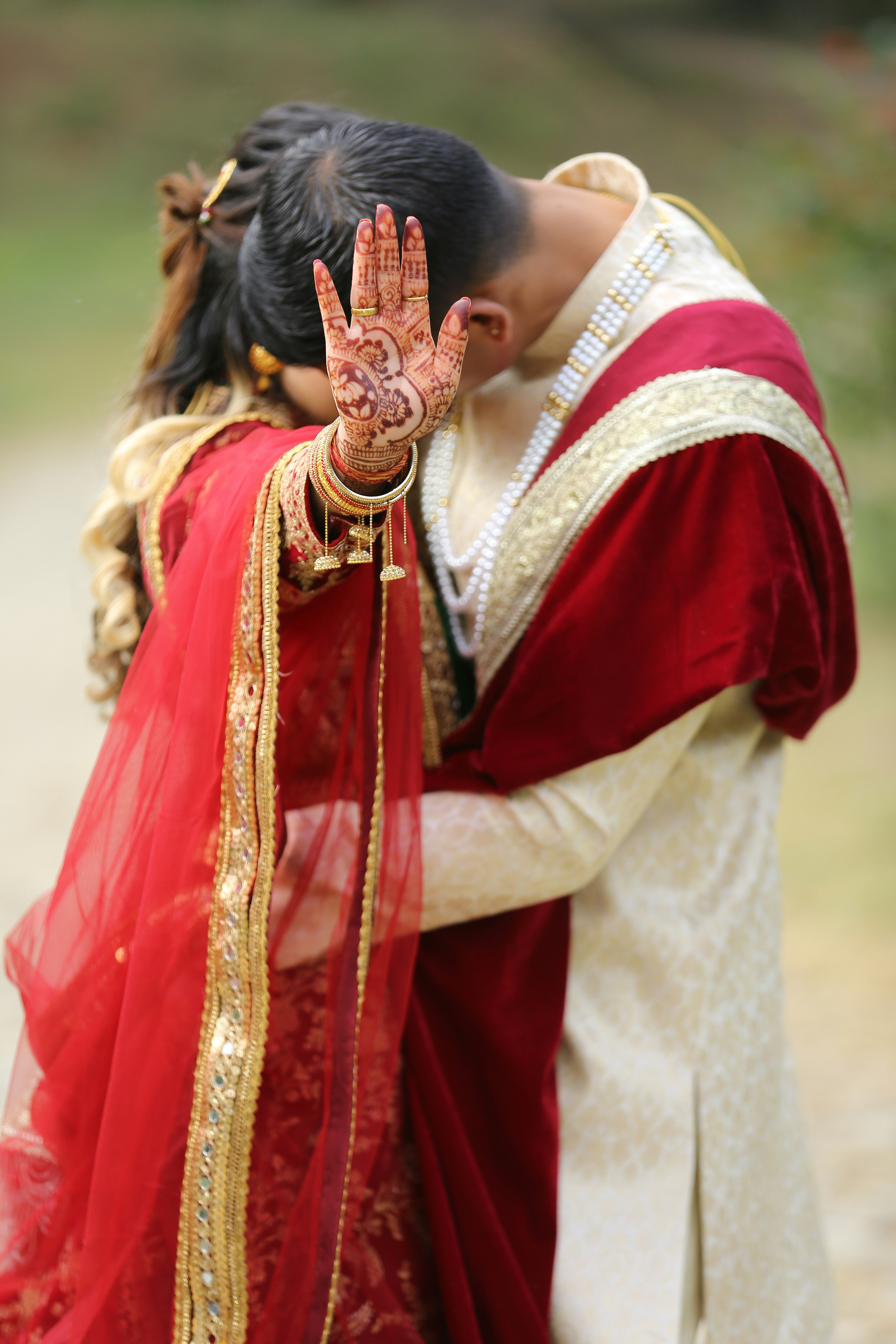 A couple in traditional indian wedding attire photo – Free Family Image ...
