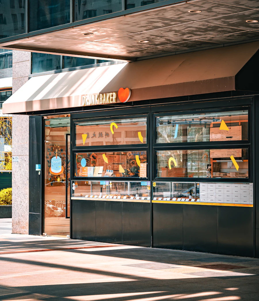 Bakery storefront