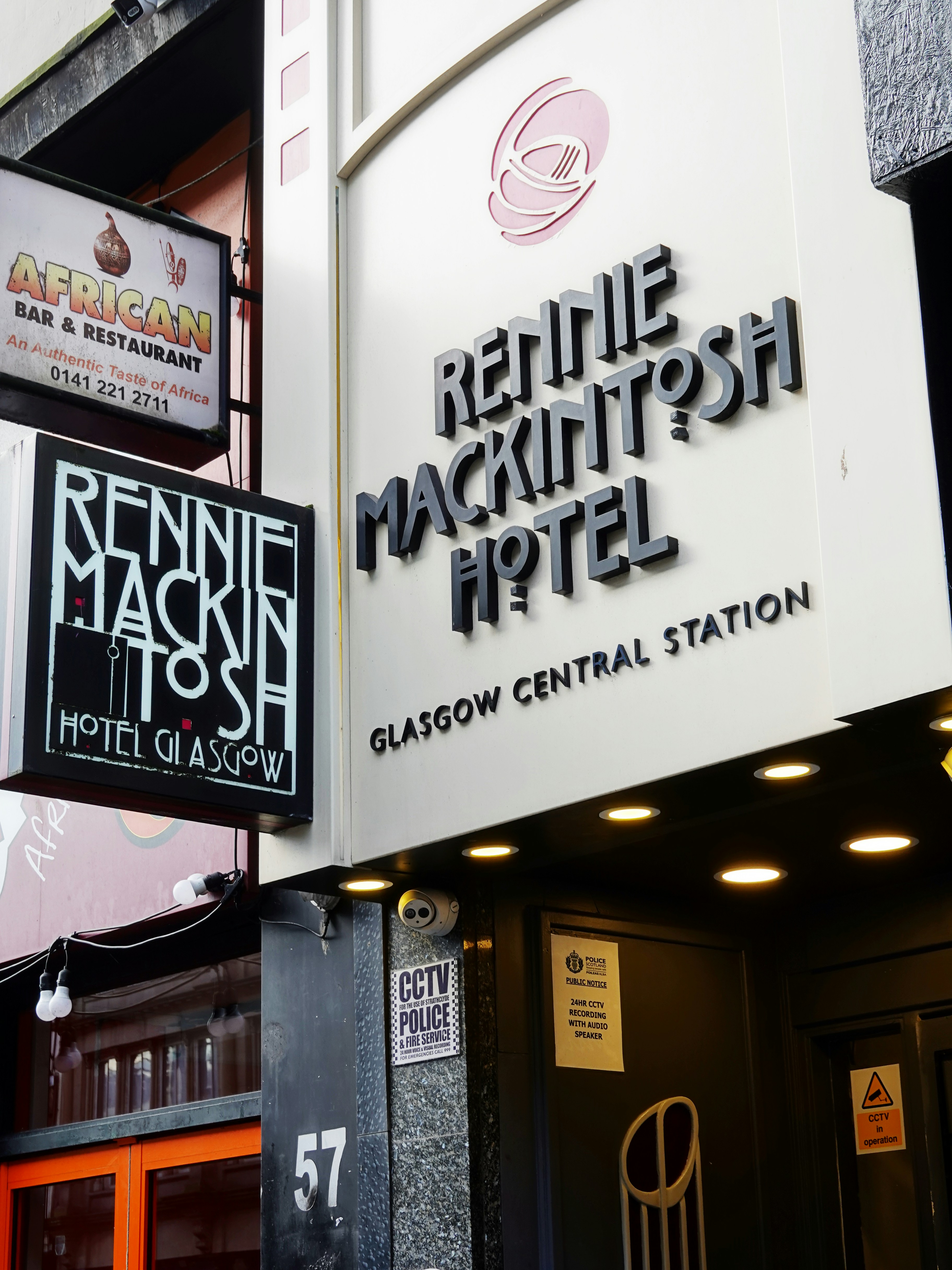 Rennie mackintosh hotel glasgow central station