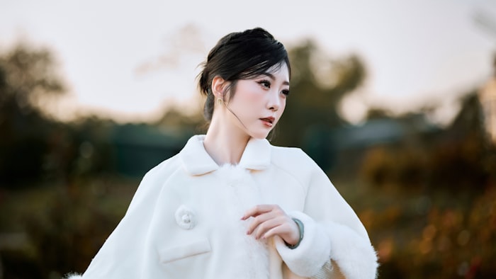 Imperméable en coton brossé