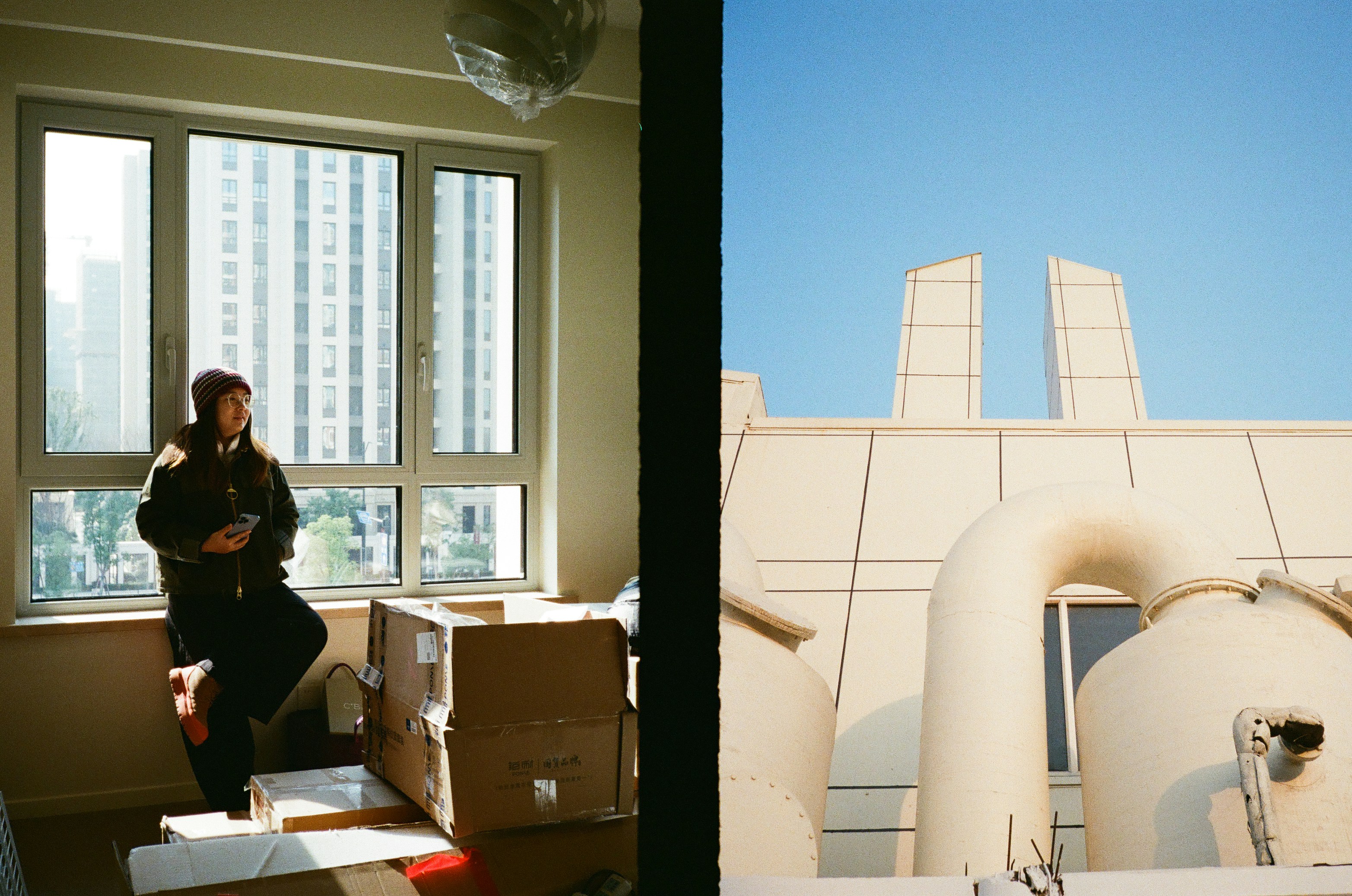 משאית הובלה בזמן מעבר דירה בצפון