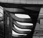 Modern architectural design with curved elements
