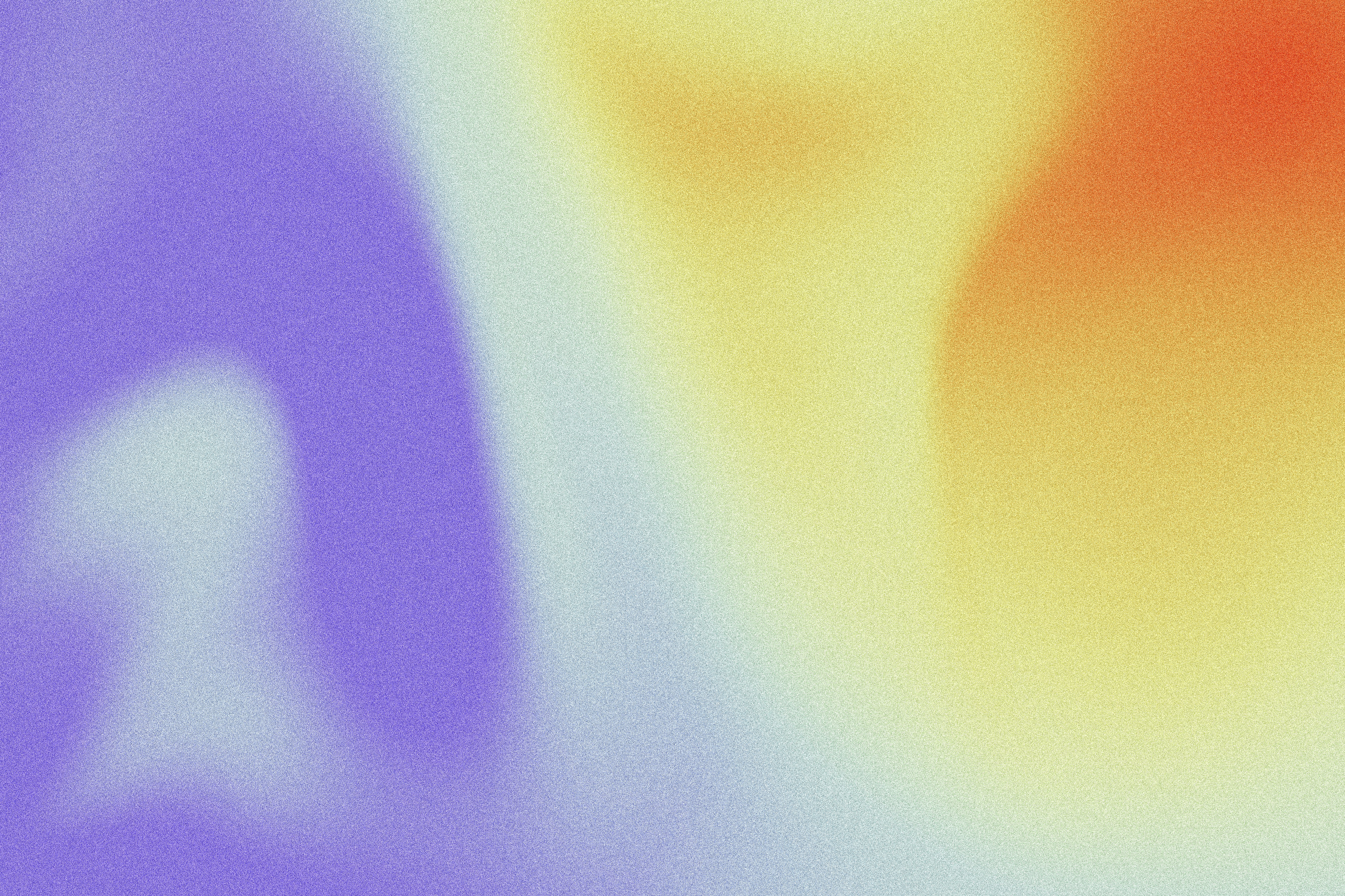 Abstrakter Farbverlauf aus Lila-, Gelb- und Orangetönen.