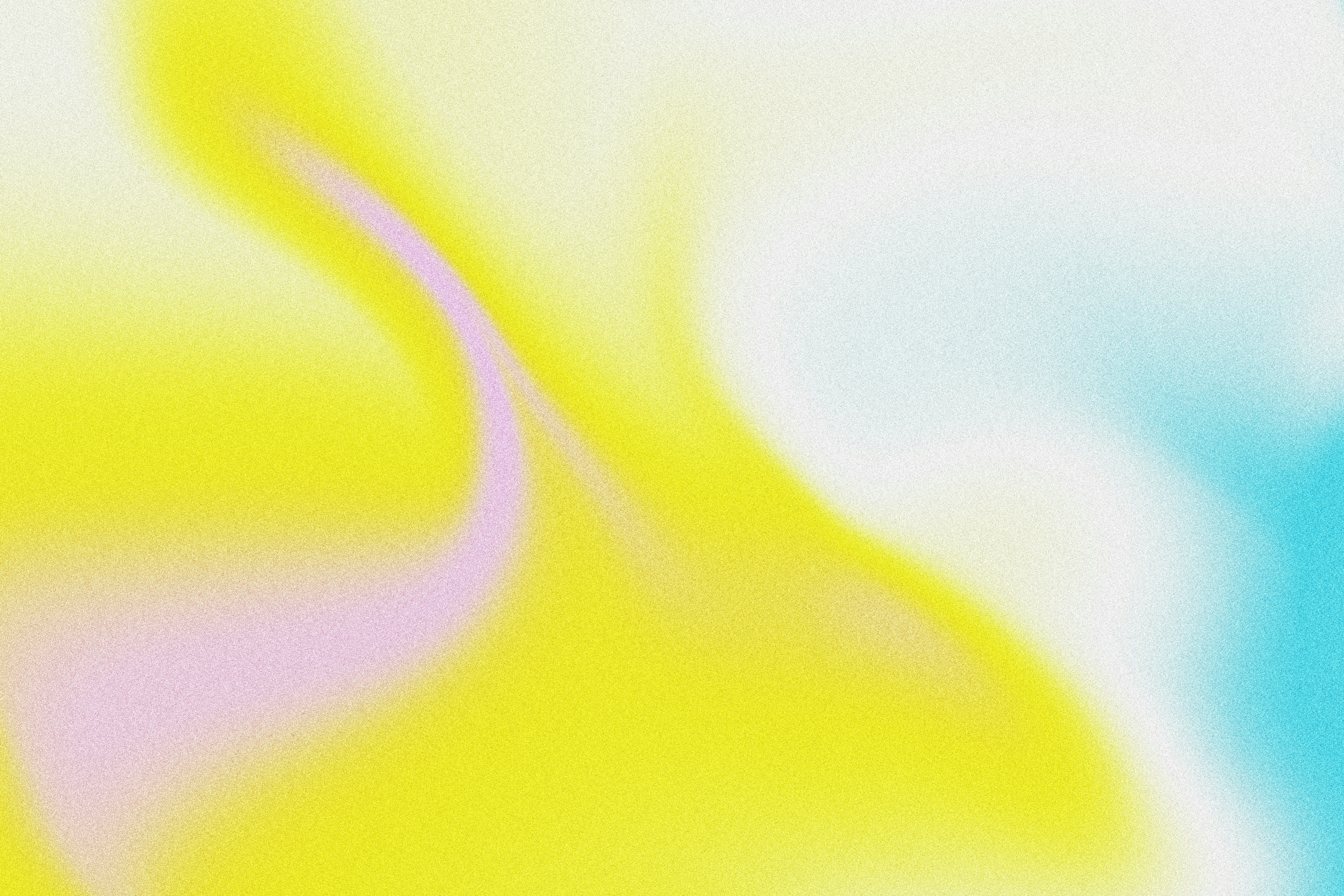 Abstract blend of yellow, pink, and blue colors