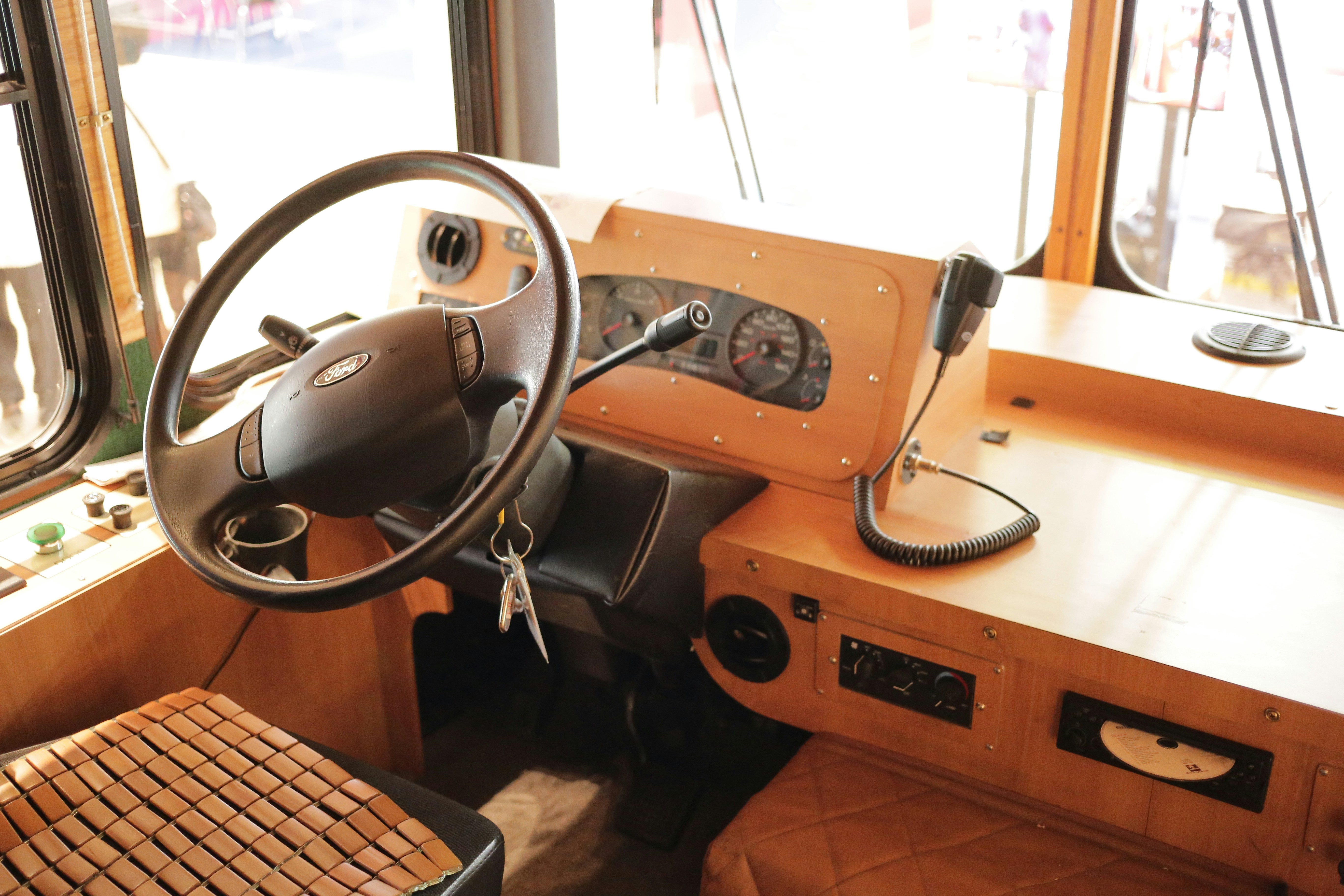tour bus interior