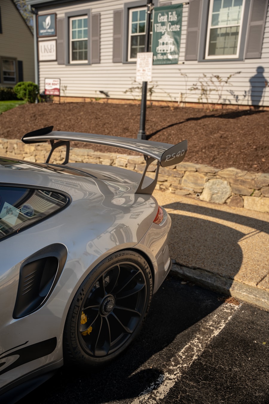 Silver Porsche 911 GT3 RS with deep gloss after GYEON ceramic coating