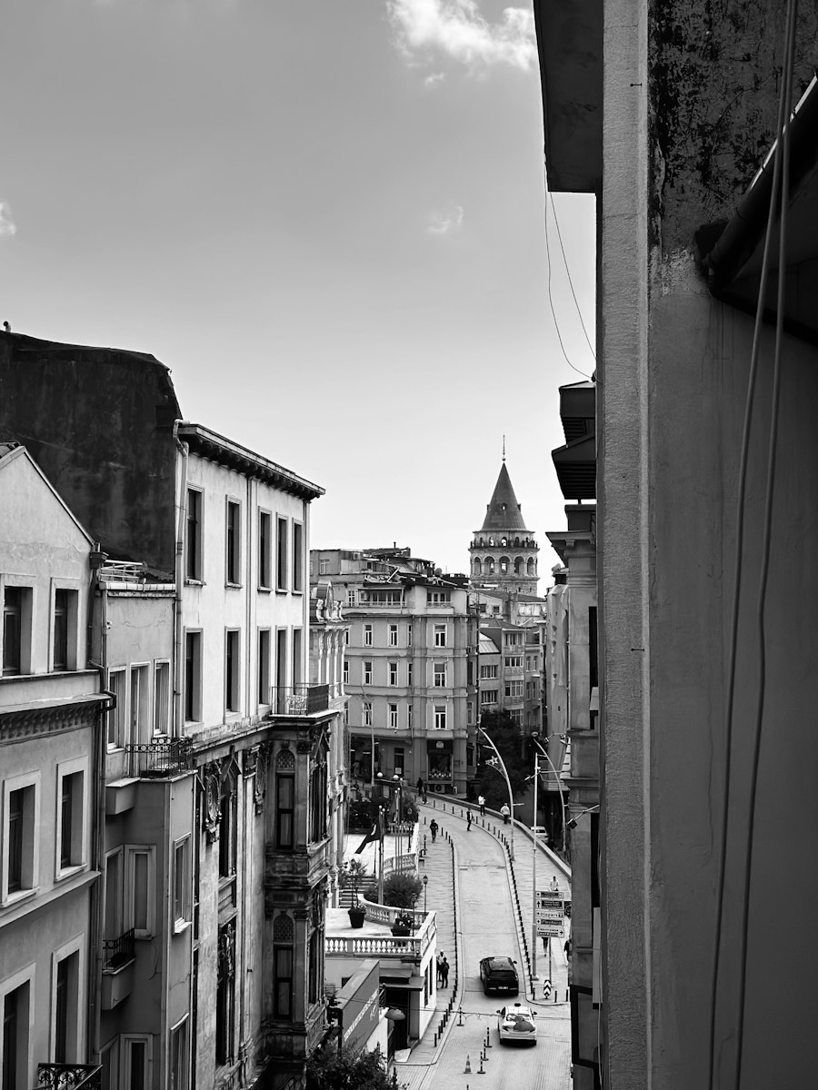 Sultanahmet's old city streets leading towards Hagia Sophia