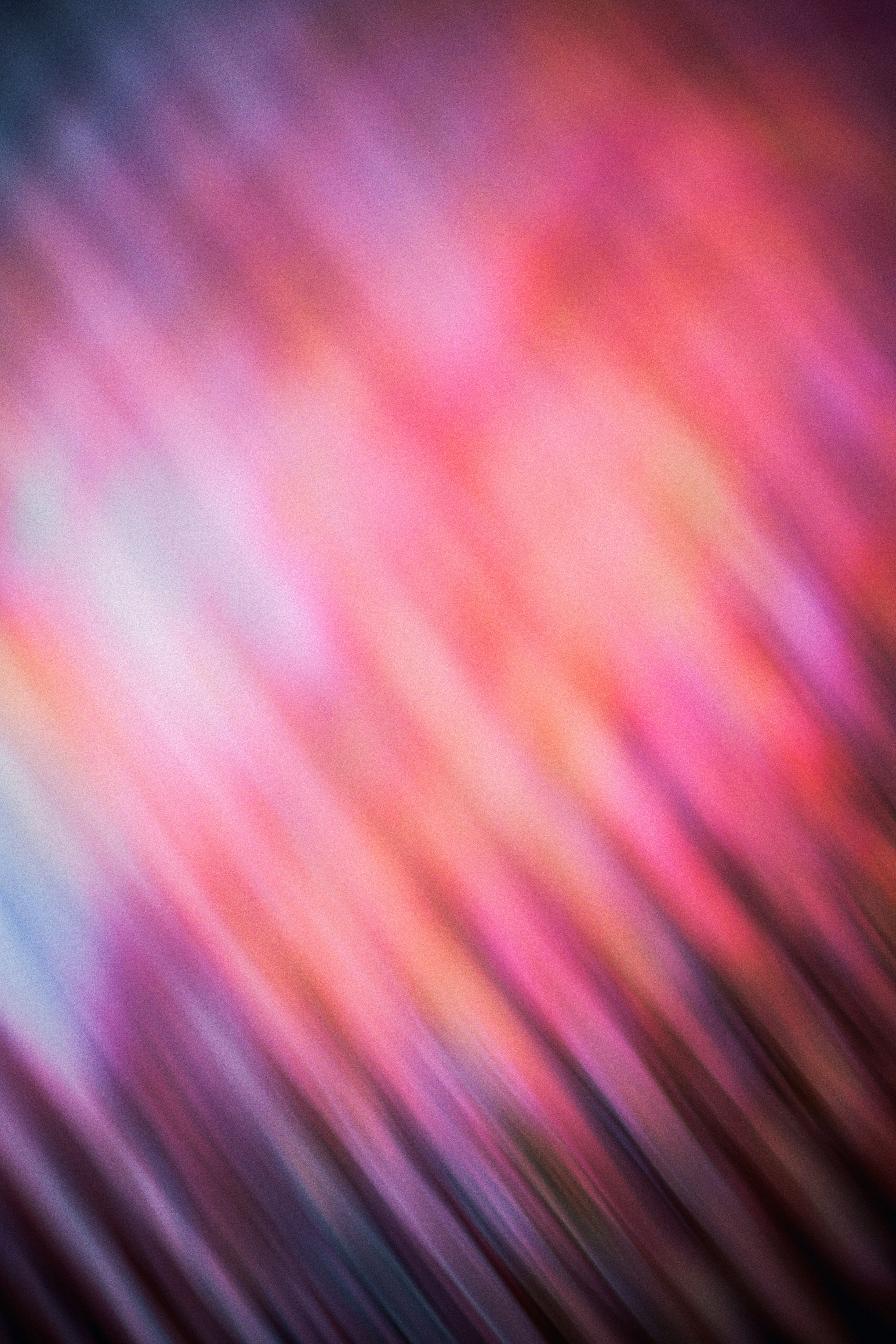 Garis-garis diagonal abstrak cahaya merah muda dan ungu.