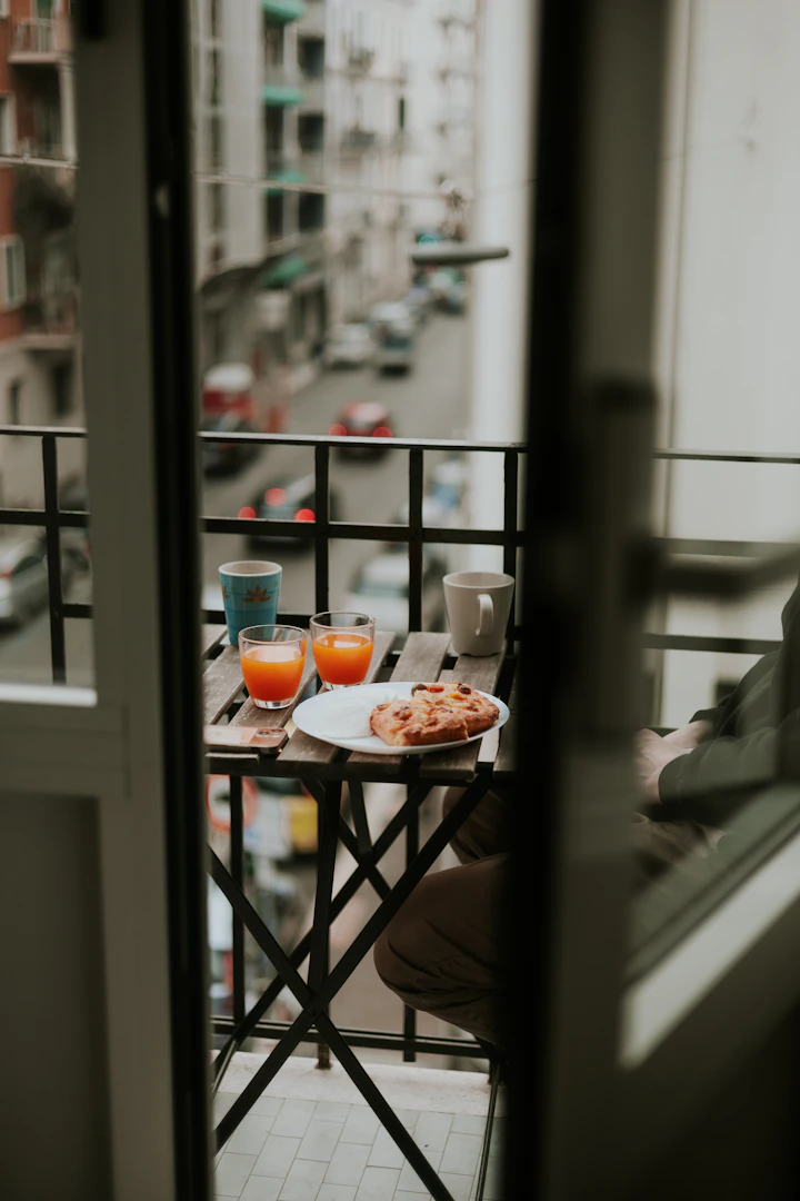 Balcony city view
