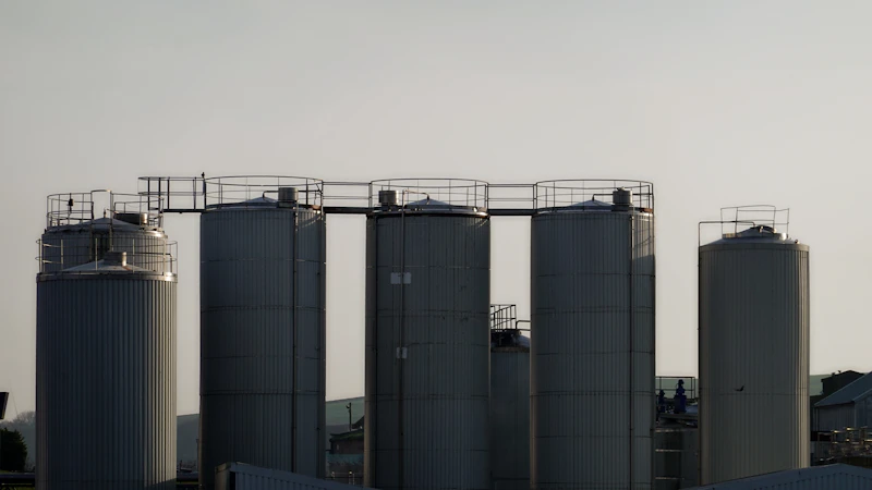 Stainless steel food processing facility