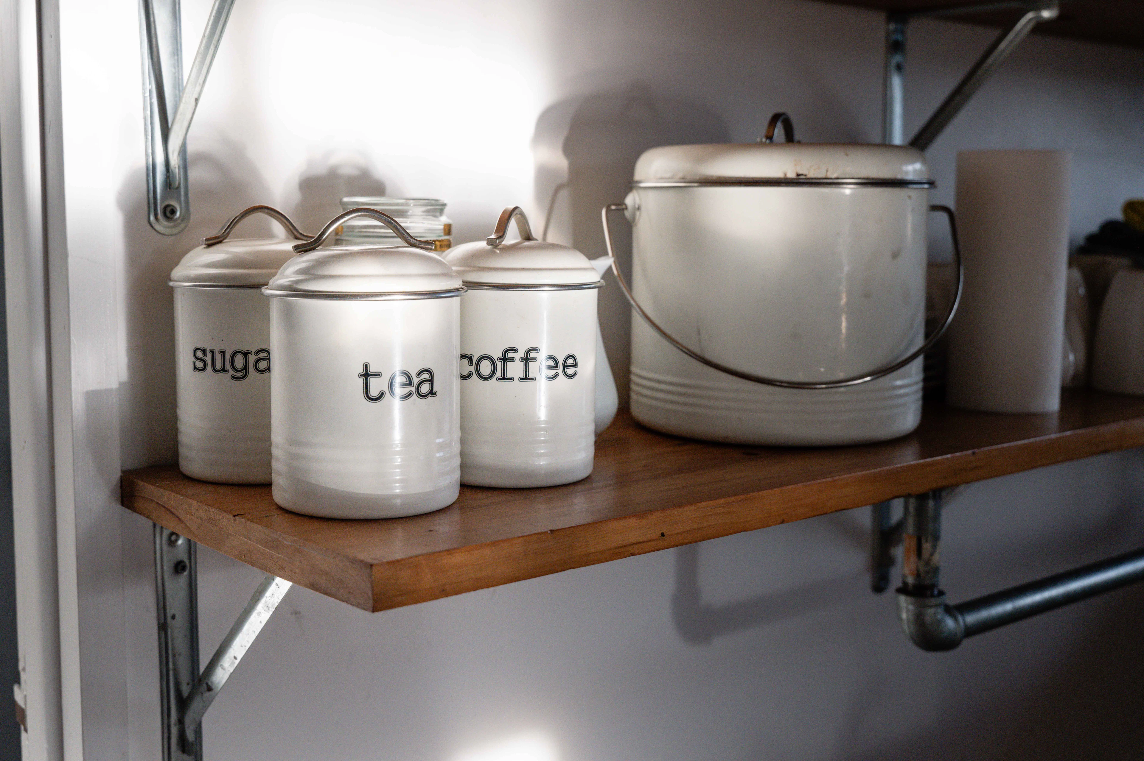 SteelPro Tea, Coffee & Sugar Canister Set — image 1