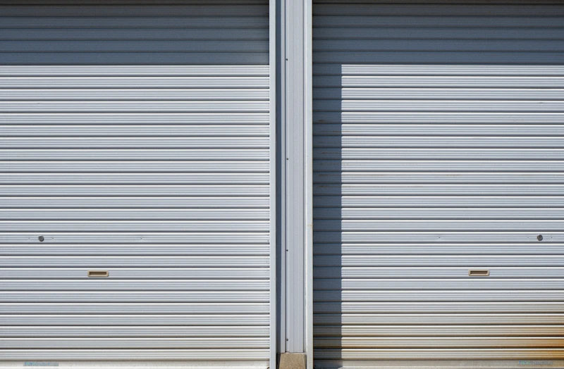 Metal roll-up storage doors