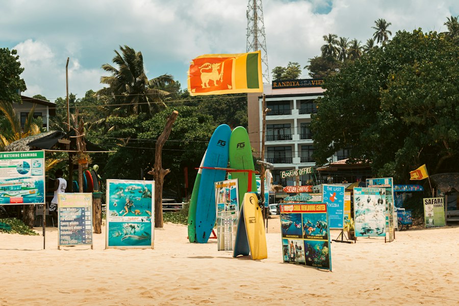 Relax along the southern coastline in Mirissa or Tangalle.