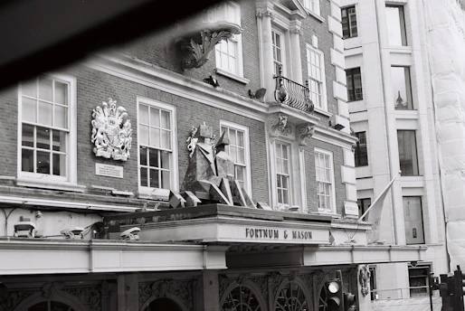Fortnum & mason building facade with ornate details