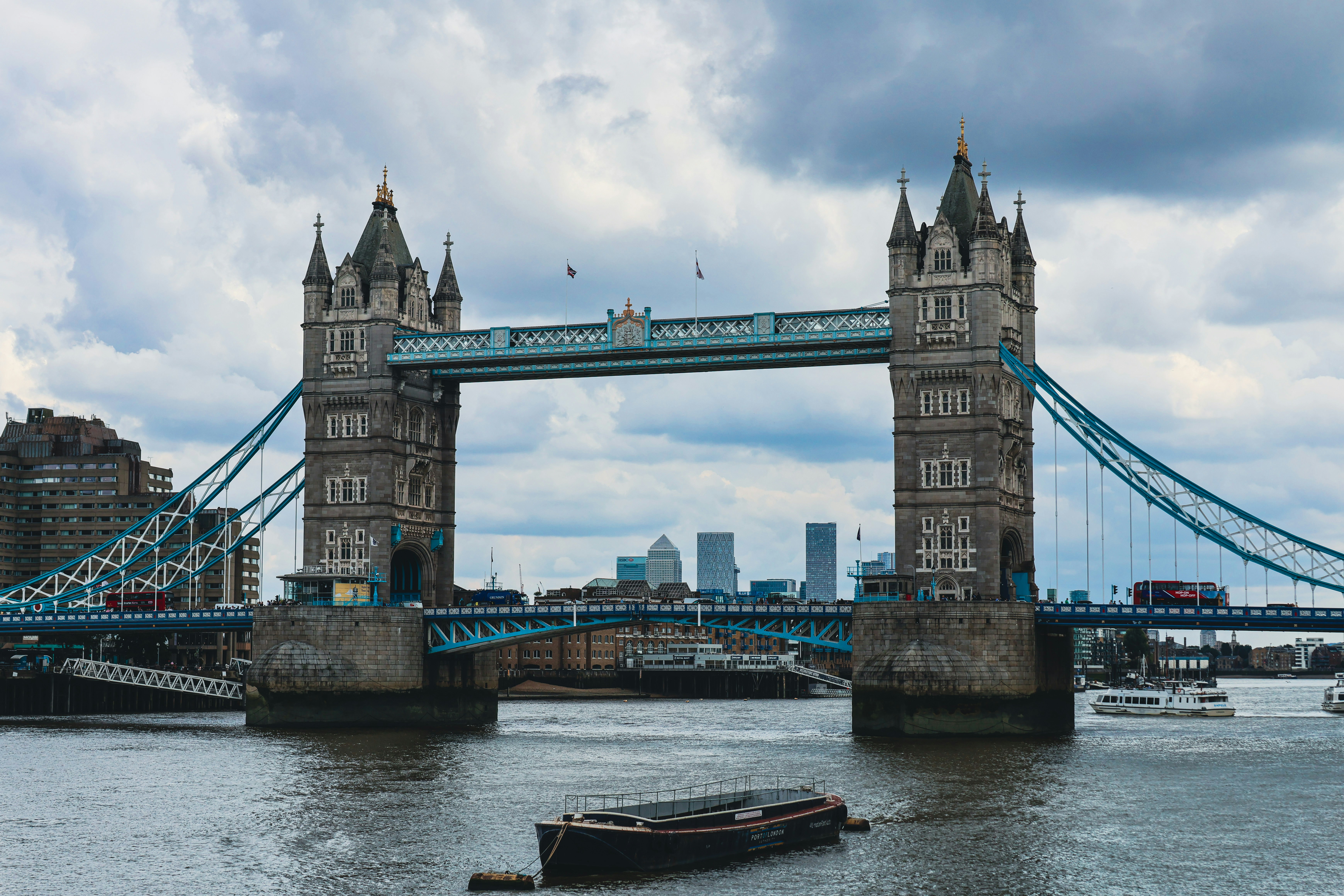 Tower bridge over the river thames in london