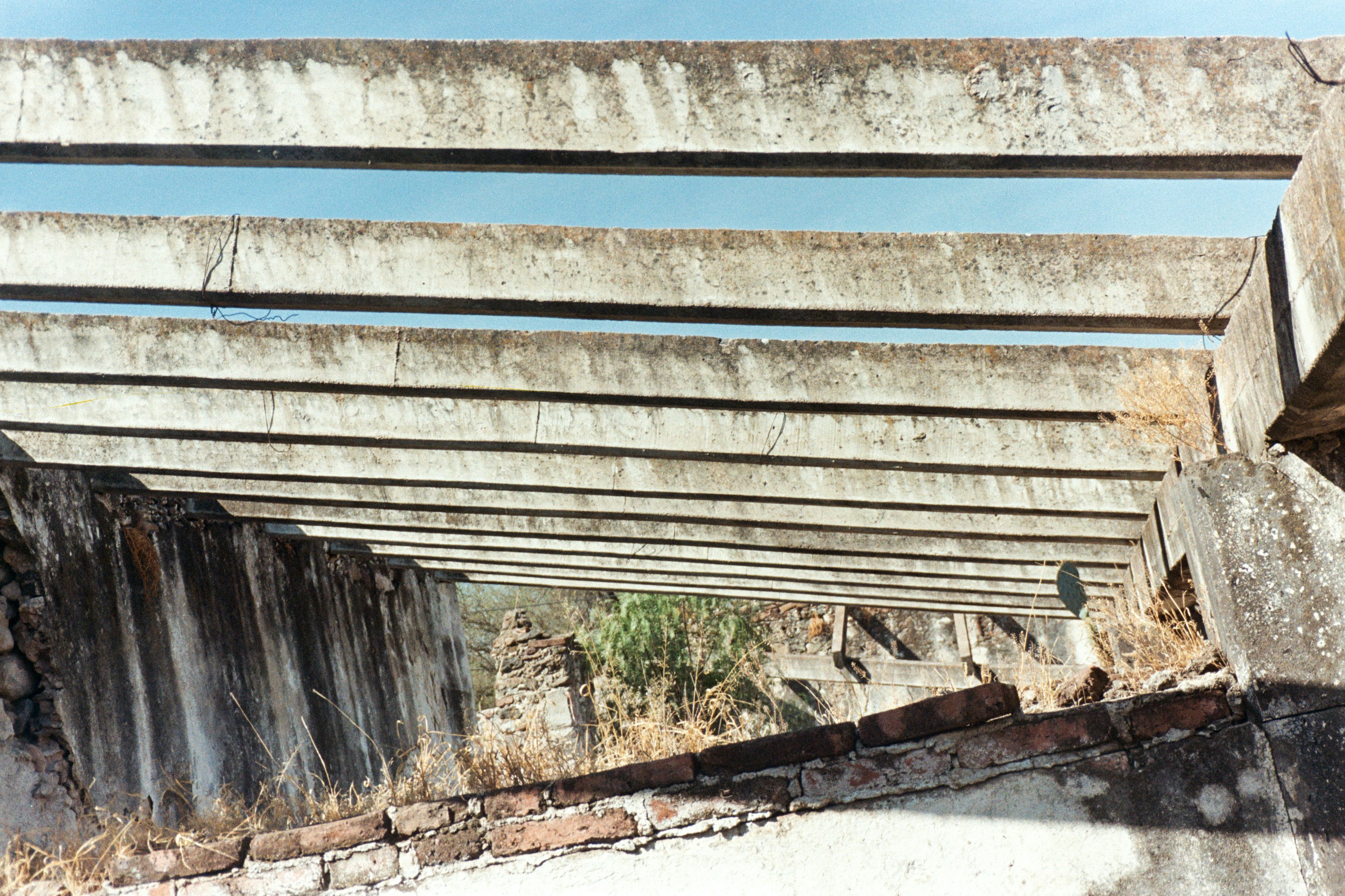 old concrete bridge inspection