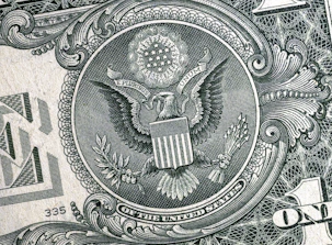 Great seal of the united states on a dollar bill