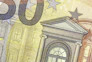 Close-up of a fifty euro banknote