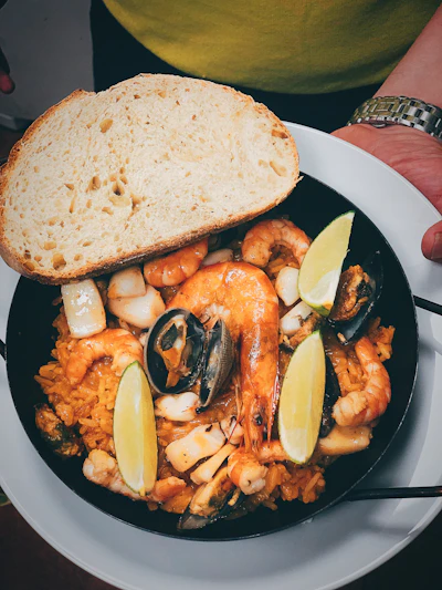 Paella de marisco