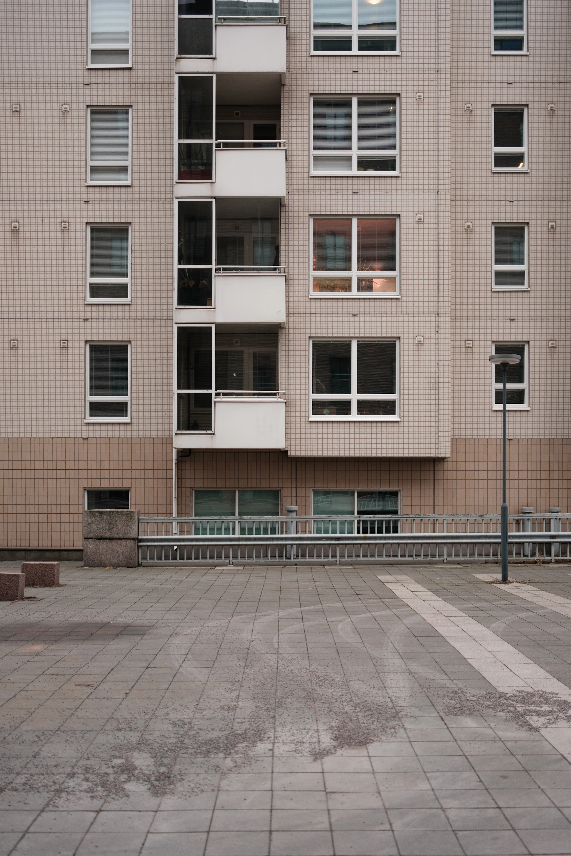 Facciata di un edificio residenziale destinato alla gestione patrimoniale