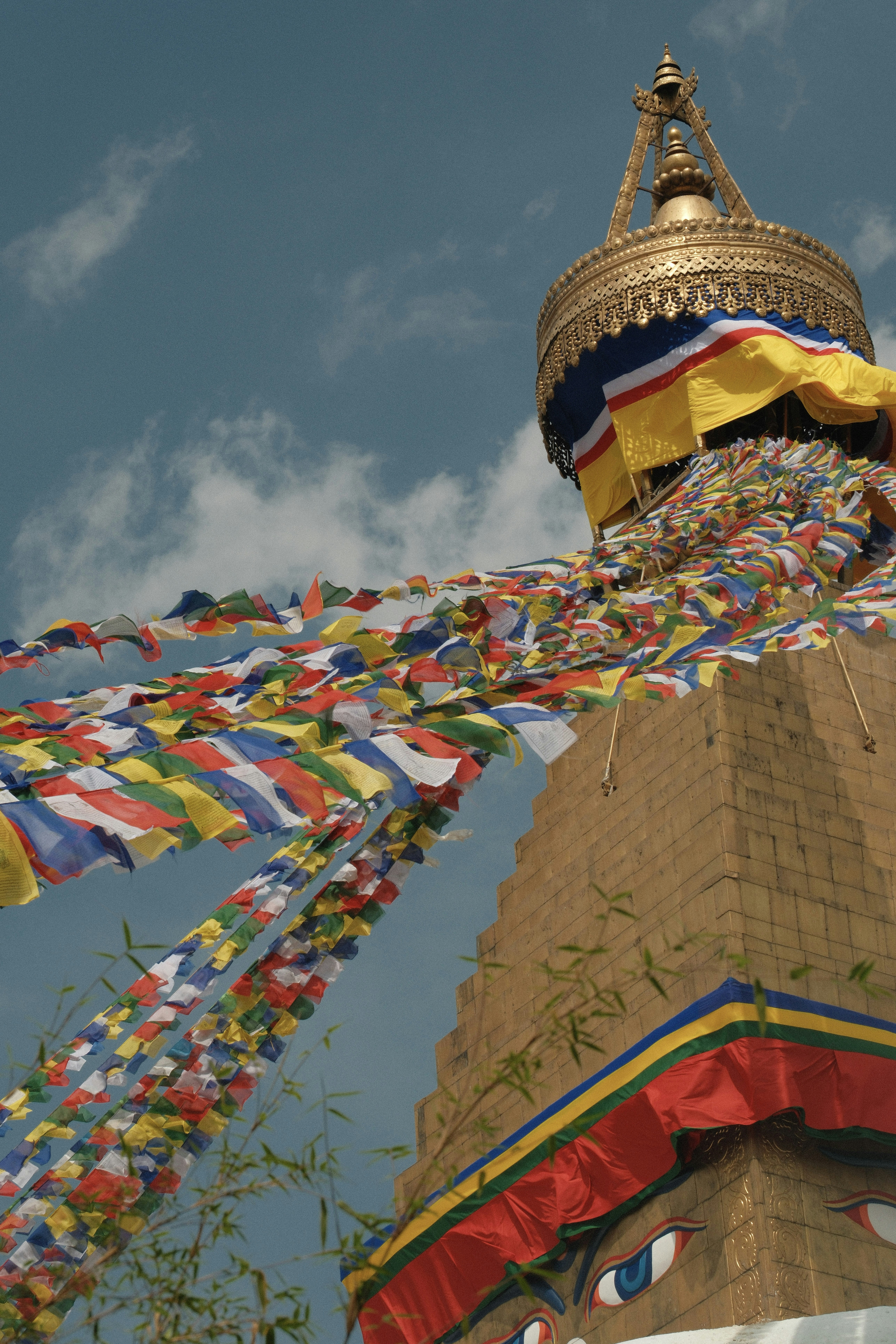 Buddha Stupa in Kathmandu.