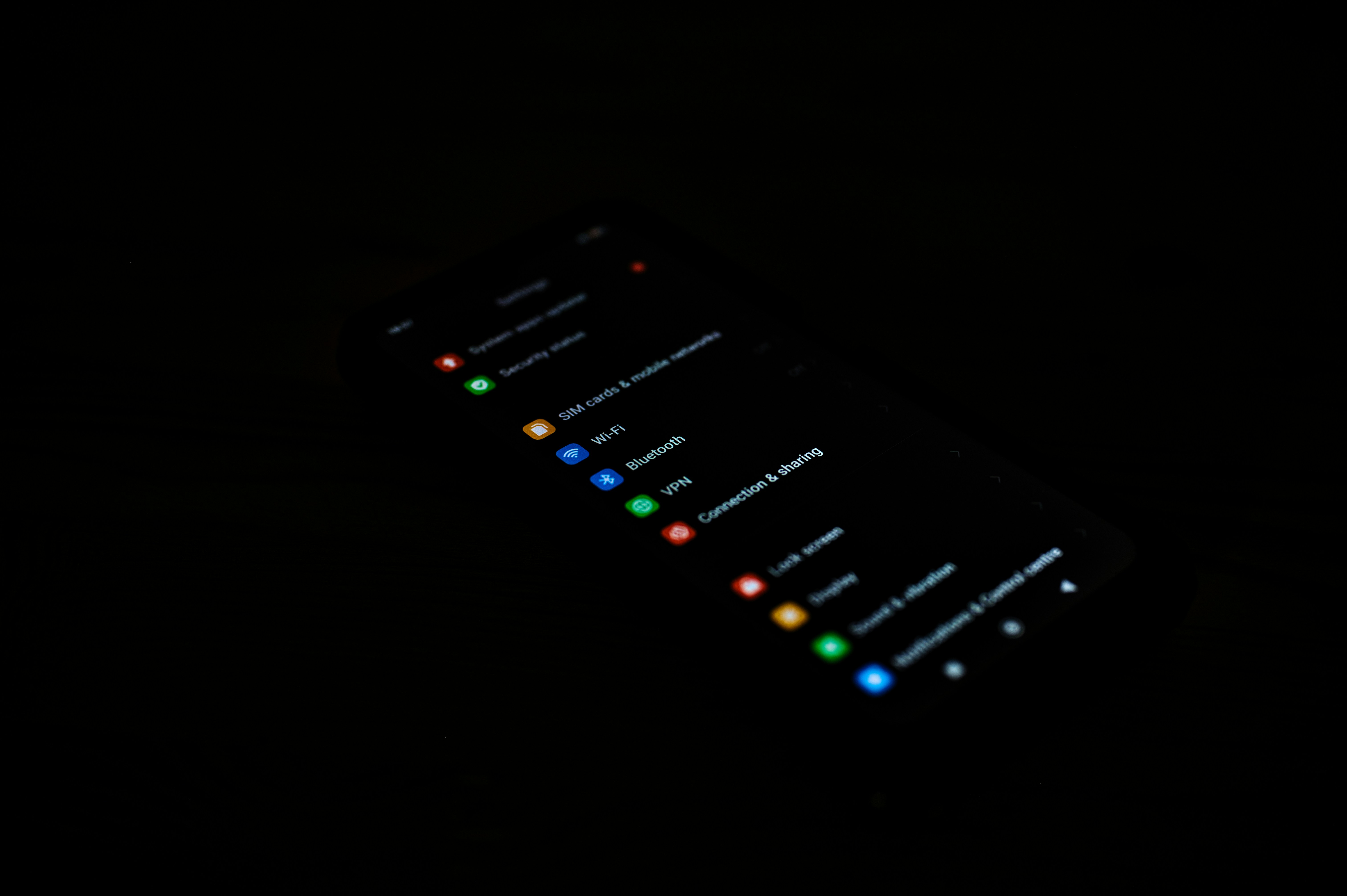phone settings