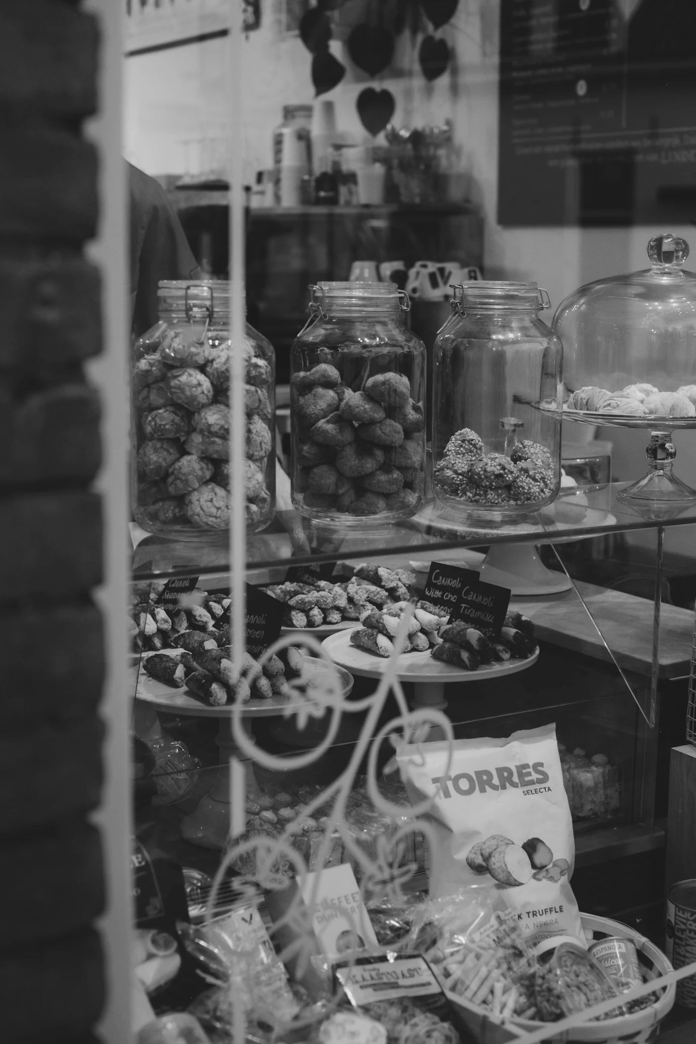 Cookies + pastries case