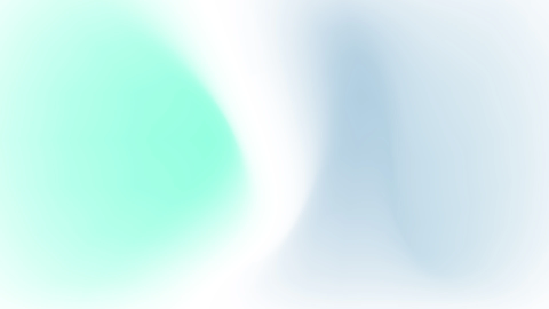Soft gradient of mint green and pale blue
