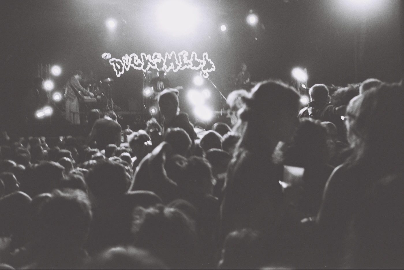 Concert audience watching a band perform at a live music venue after city demand validation