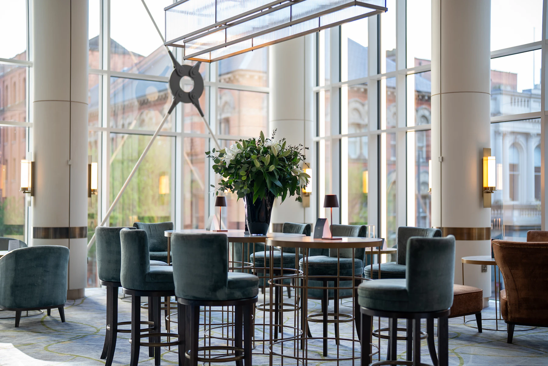 Lichte hotellounge