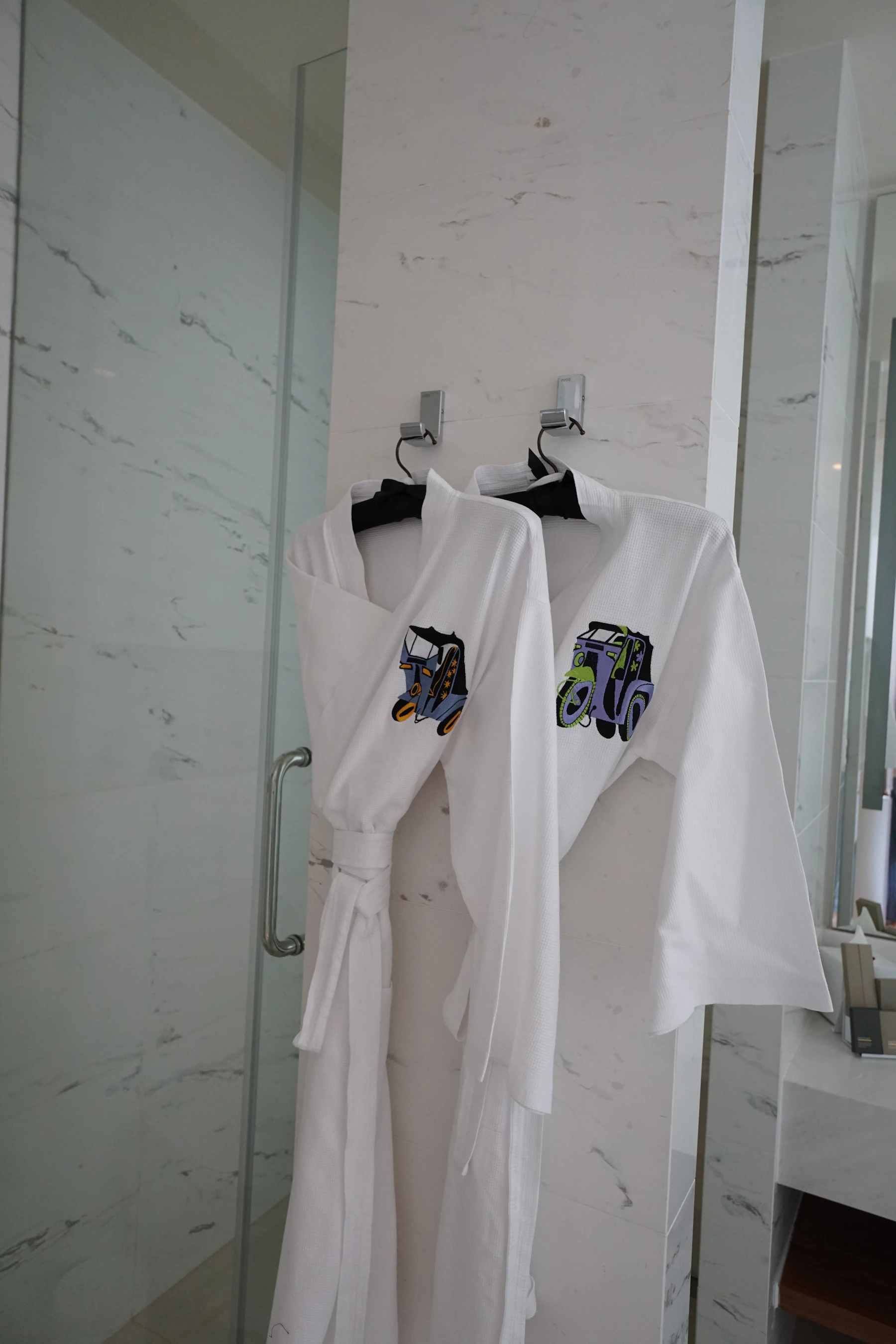 Hotel bathroom and hospitality amenities