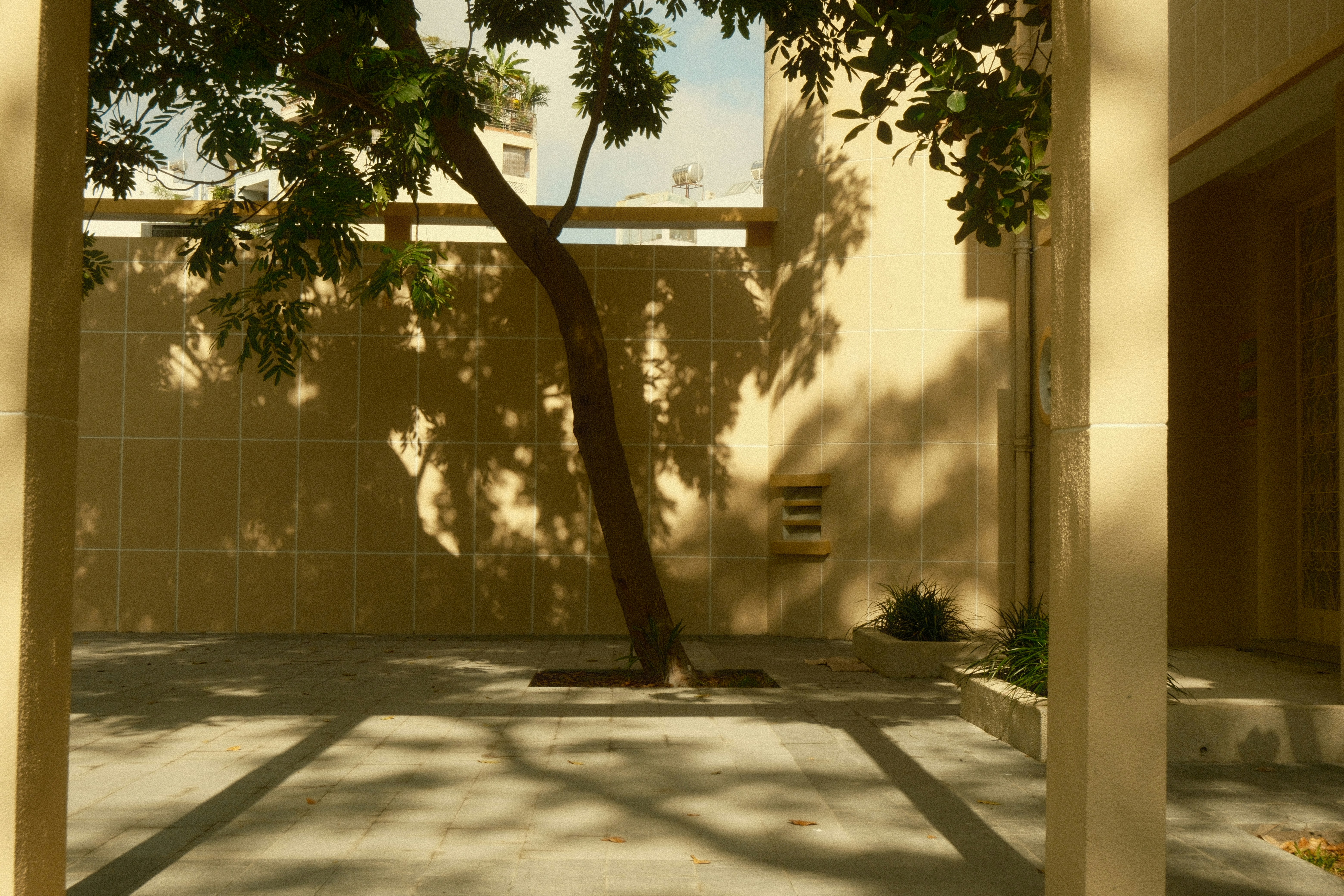Ho Chi Minh City boutique hotel courtyard