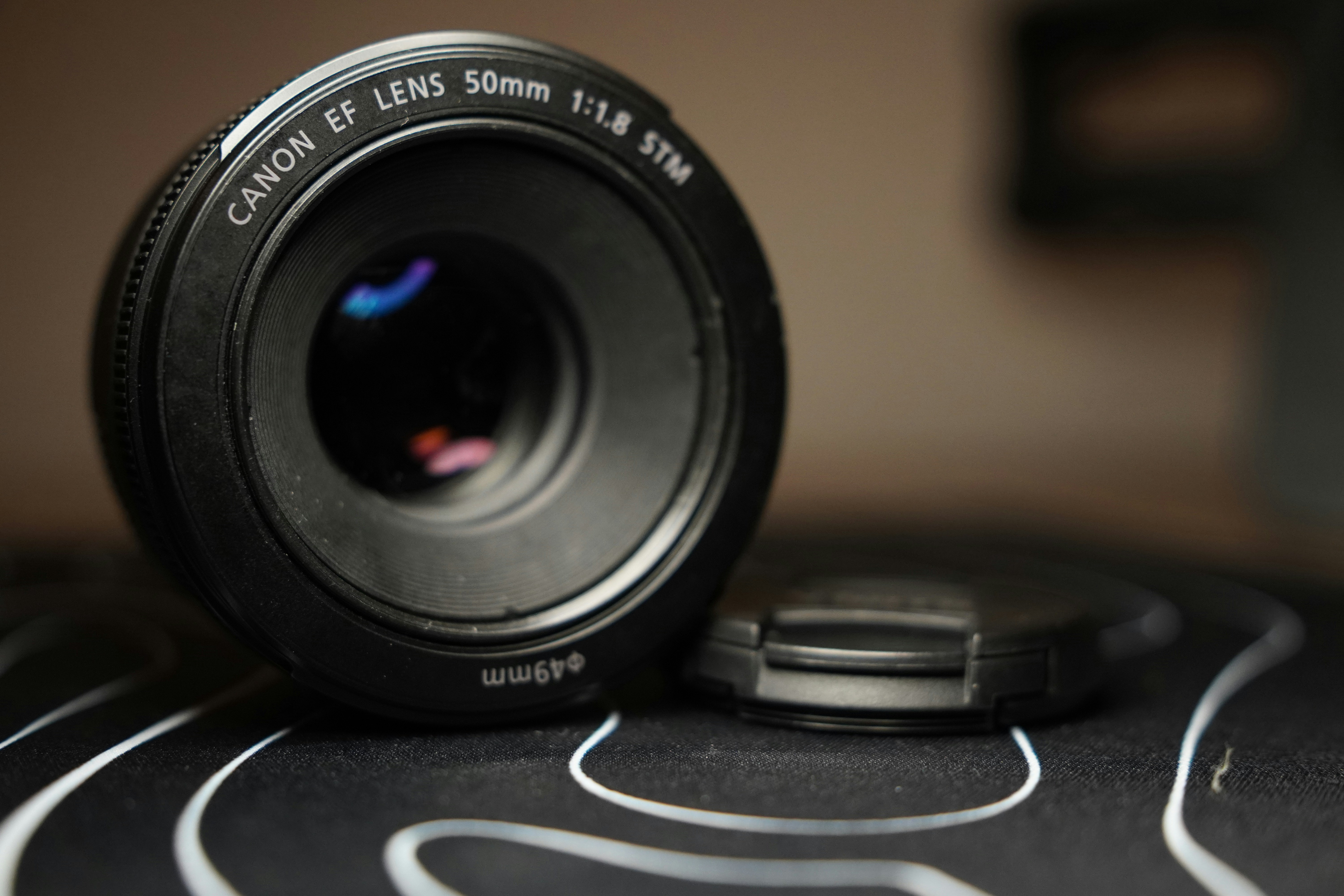 Objectif Canon EF 50mm f/1.8 stm avec capuchon