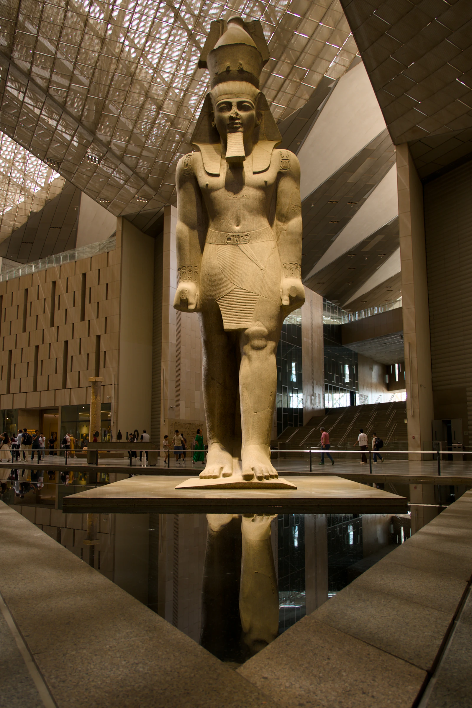 Illustrative image for this guide: Illustrative image for this guide: Illustrative image for this guide: Illustrative image for this guide: Illustrative image for this guide: Illustrative image for this guide: Illustrative image for this guide: Illustrative image for this guide: Illustrative image for this guide: An ancient Egyptian statue in a modern museum hall.