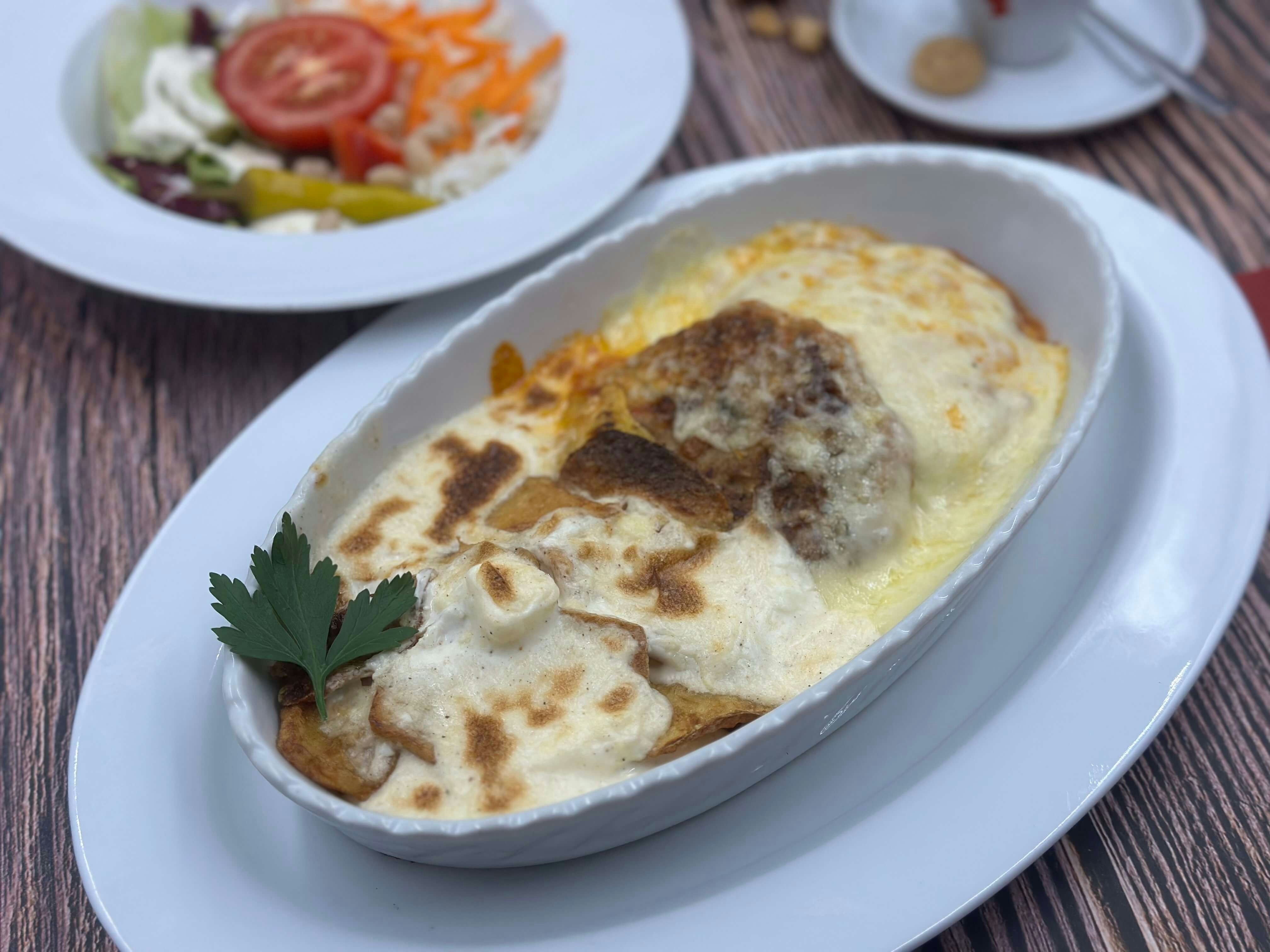 Moussaka à  Chypre.